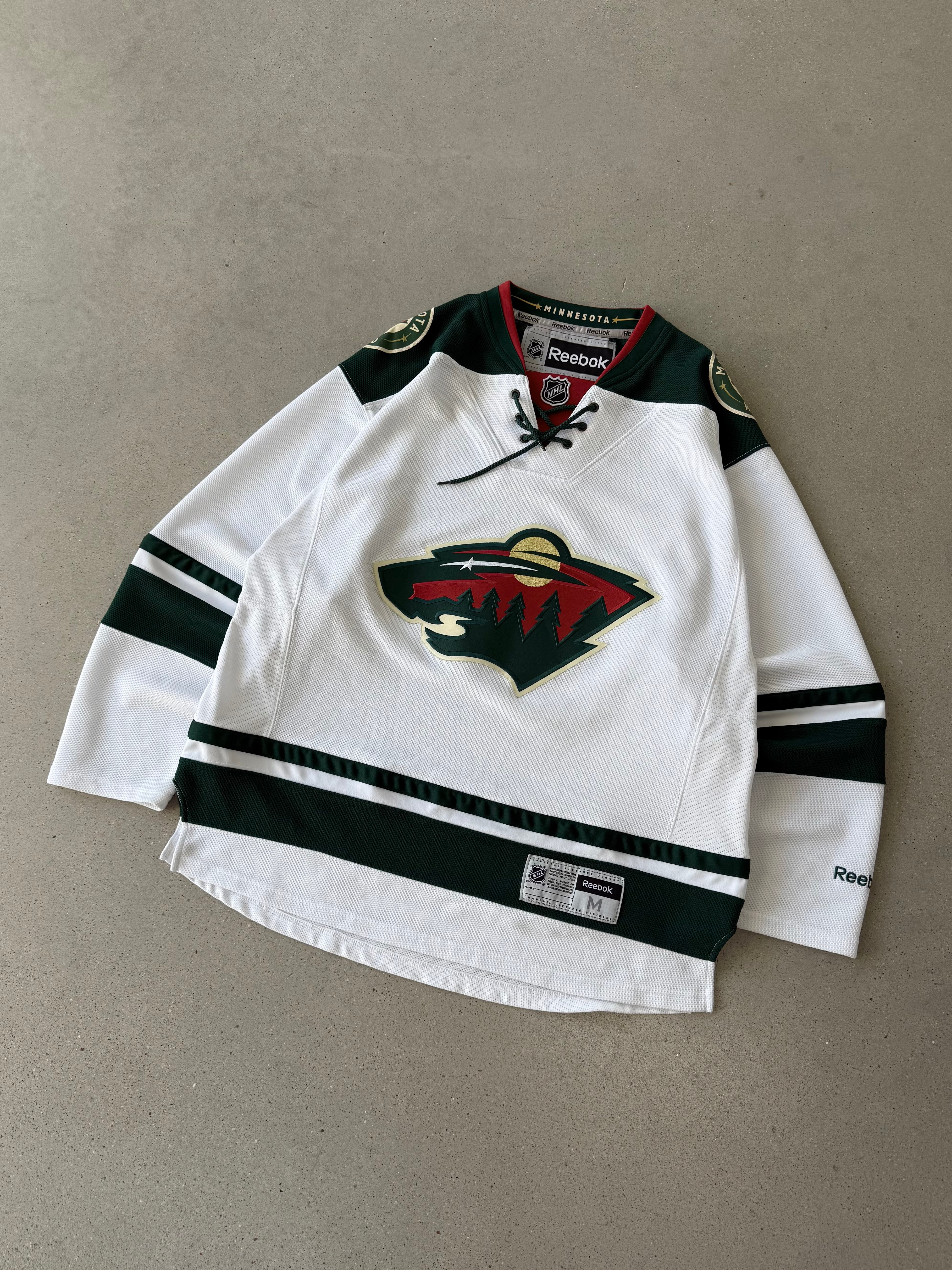 Vintage Reebok Minnesota Wild Hockey Jersey  - M