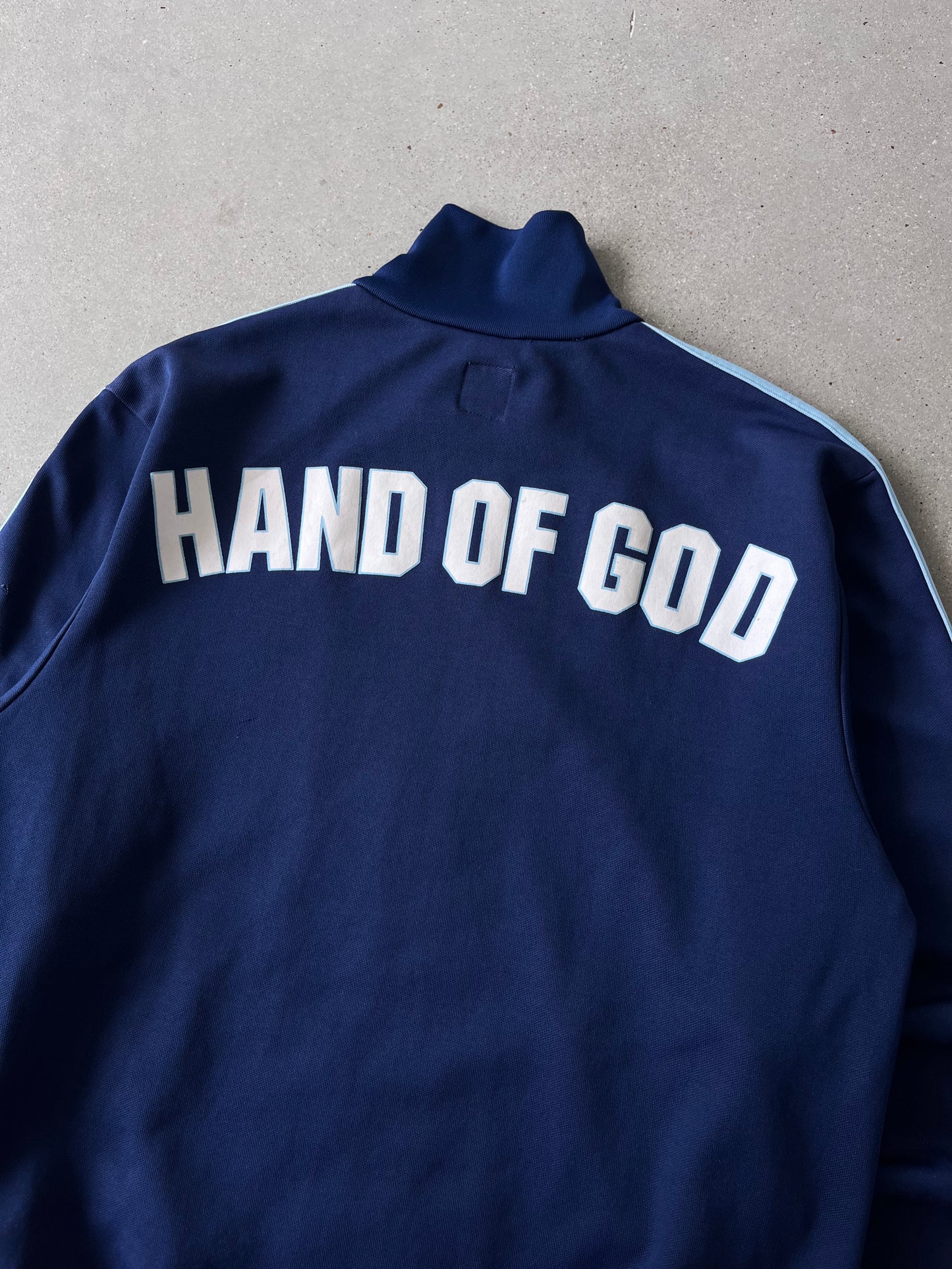 Vintage Adidas 'Hand of God' Diego Maradona Argentina Track Jacket - S