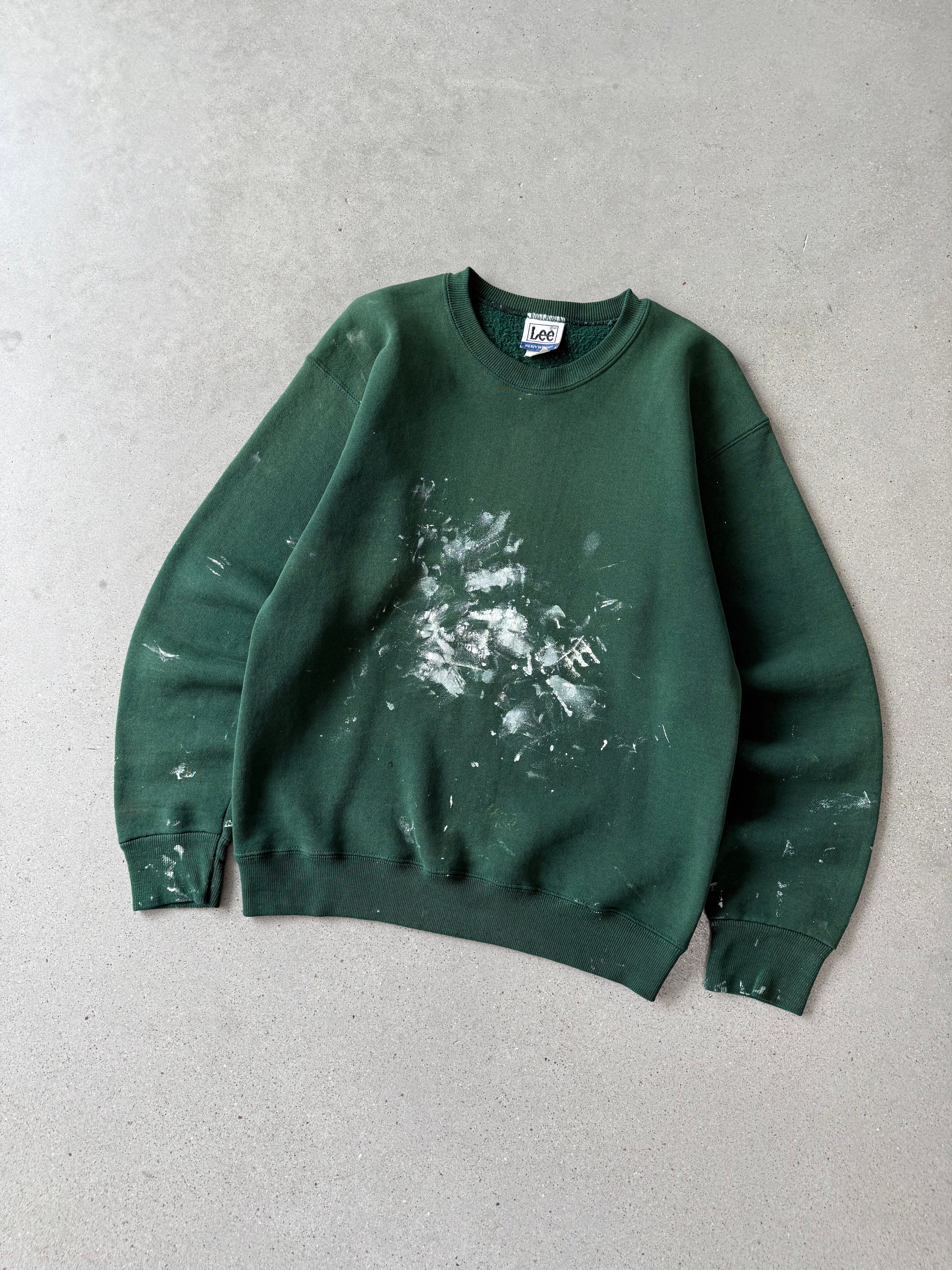 Vintage 1990s Painter's Green Crewneck - M