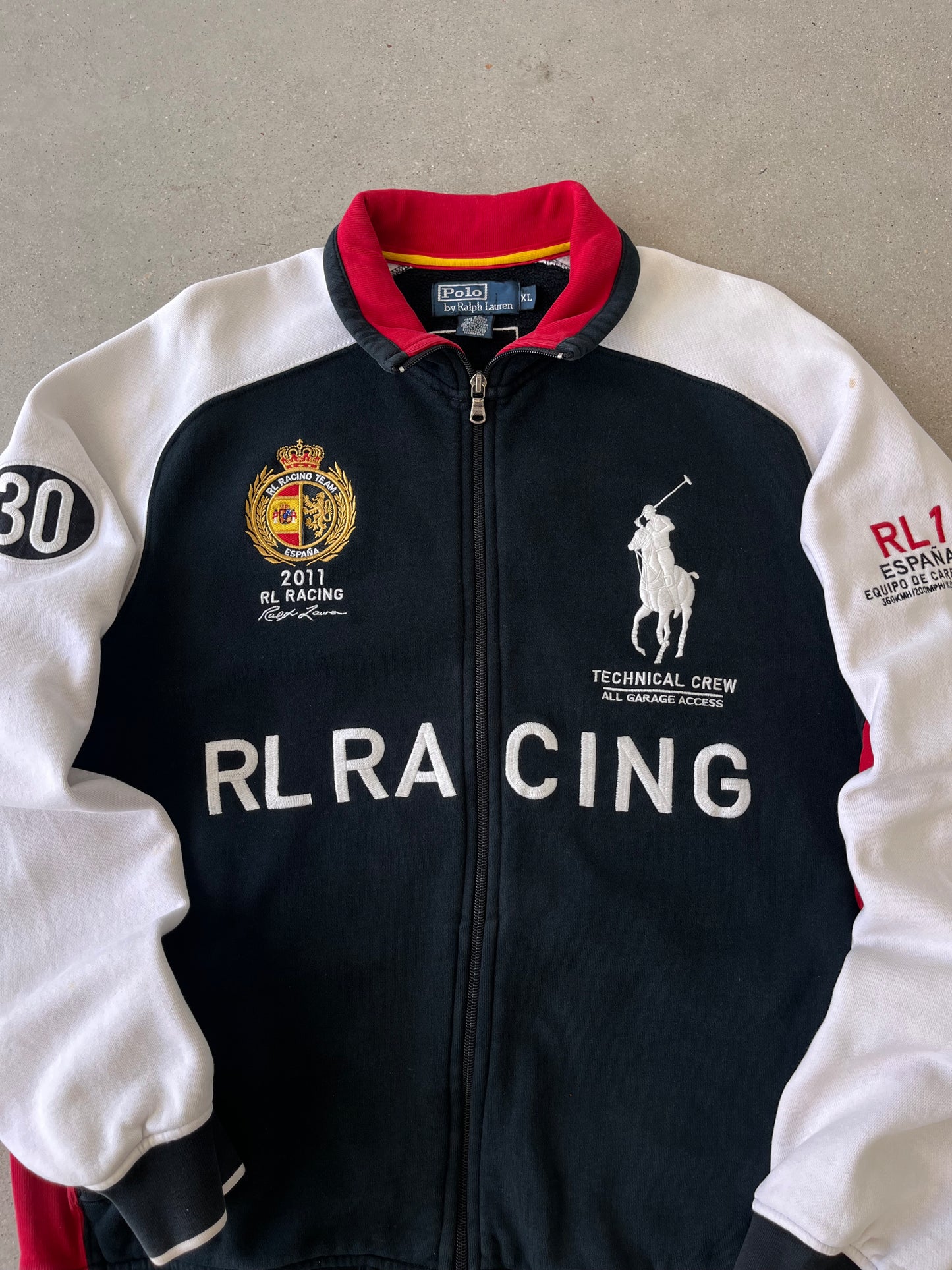 Vintage Ralph Lauren ESPAÑA Racing #30 Jacket - XL