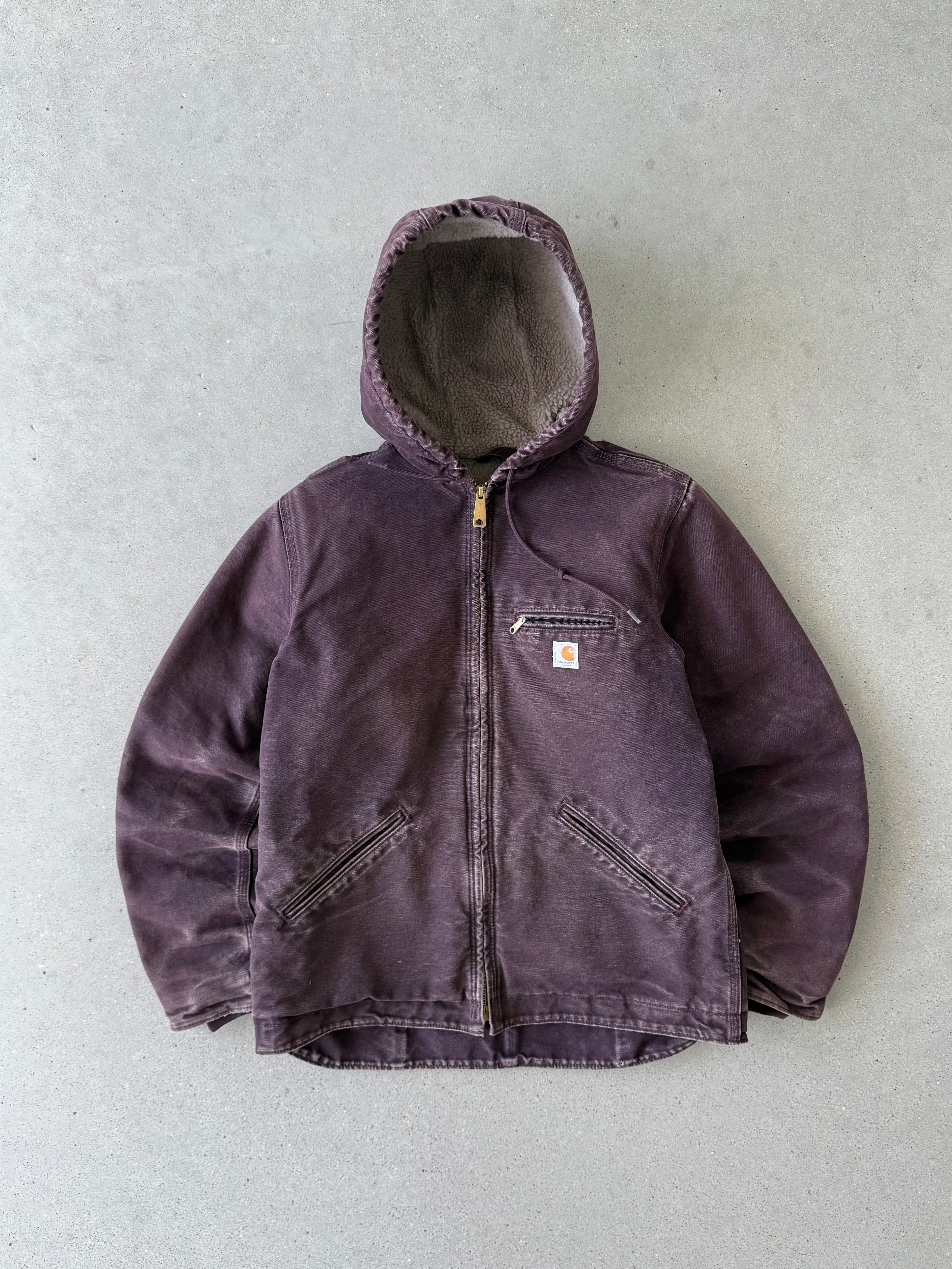 Vintage Carhartt Blackberry Sherpa-lined Armstrong Jacket - S