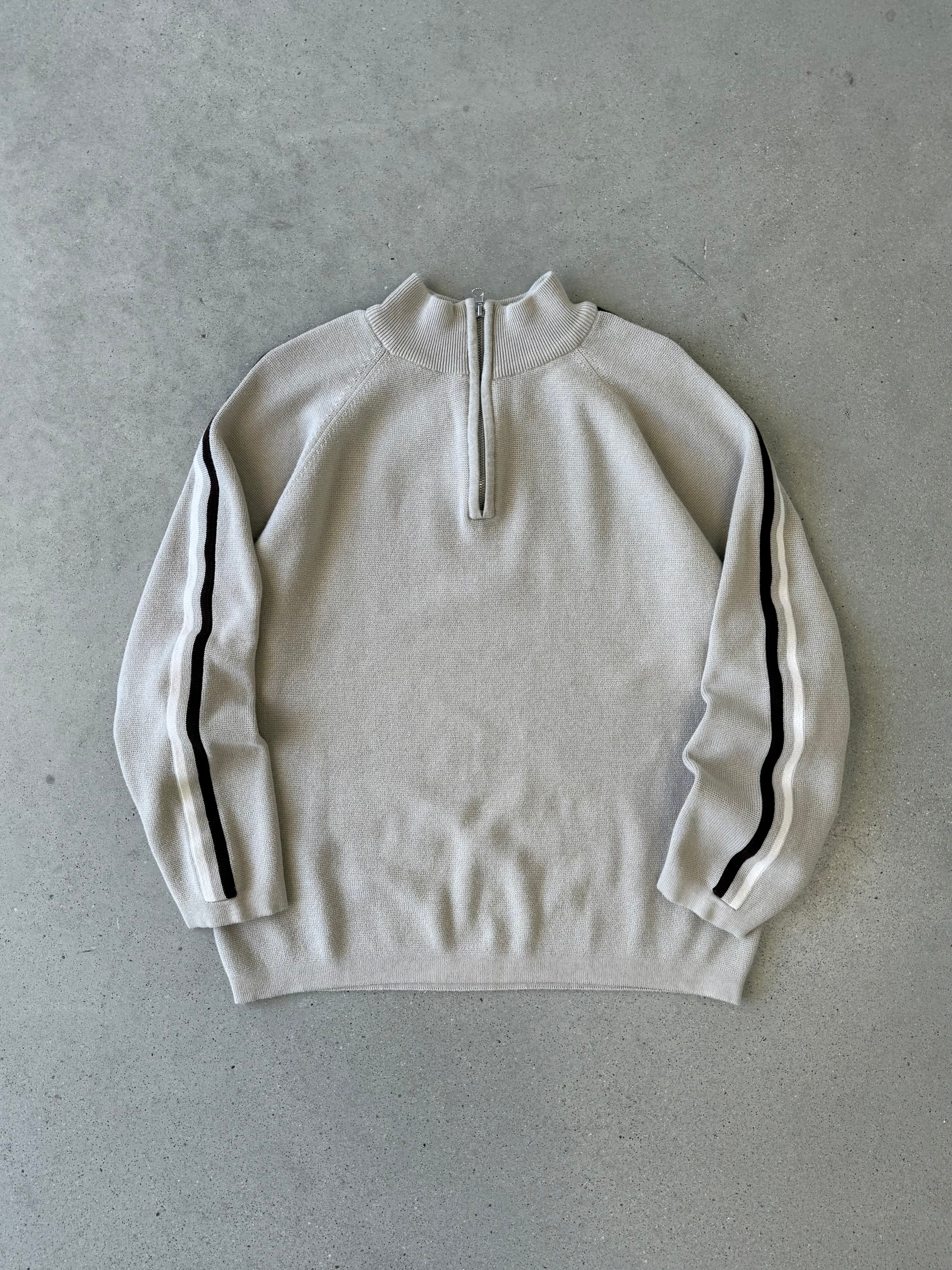 Vintage Arizona Jean Co Quarter-zip Sweater - M