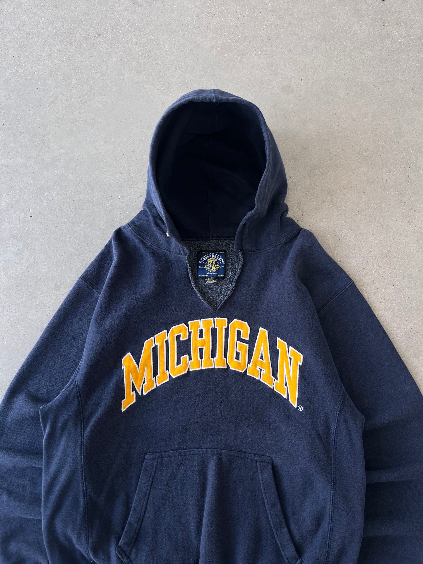 Vintage Michigan Steve & Barry's Hoodie - L