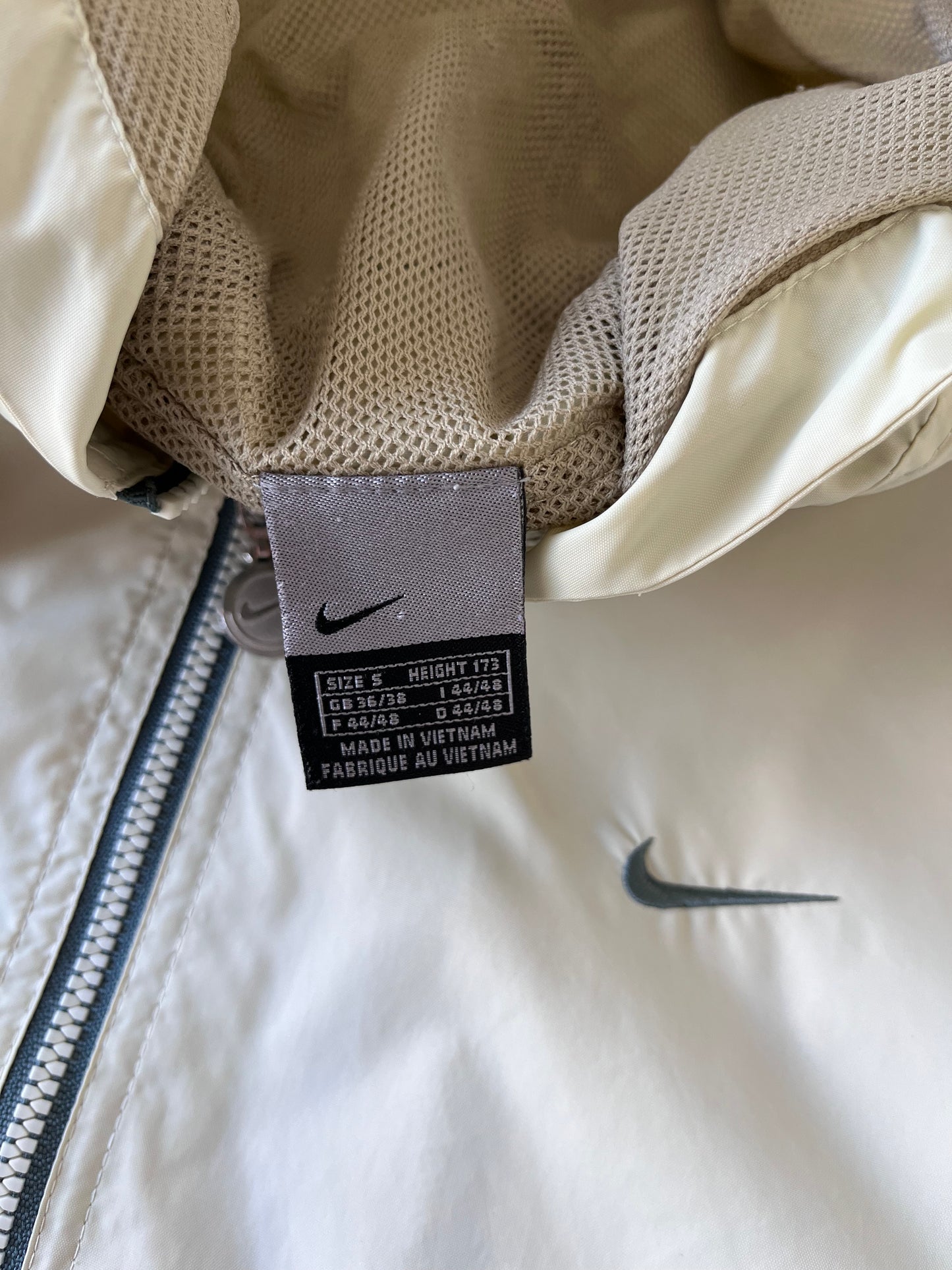 Vintage Nike Mini Swoosh Hooded Windbreaker - S