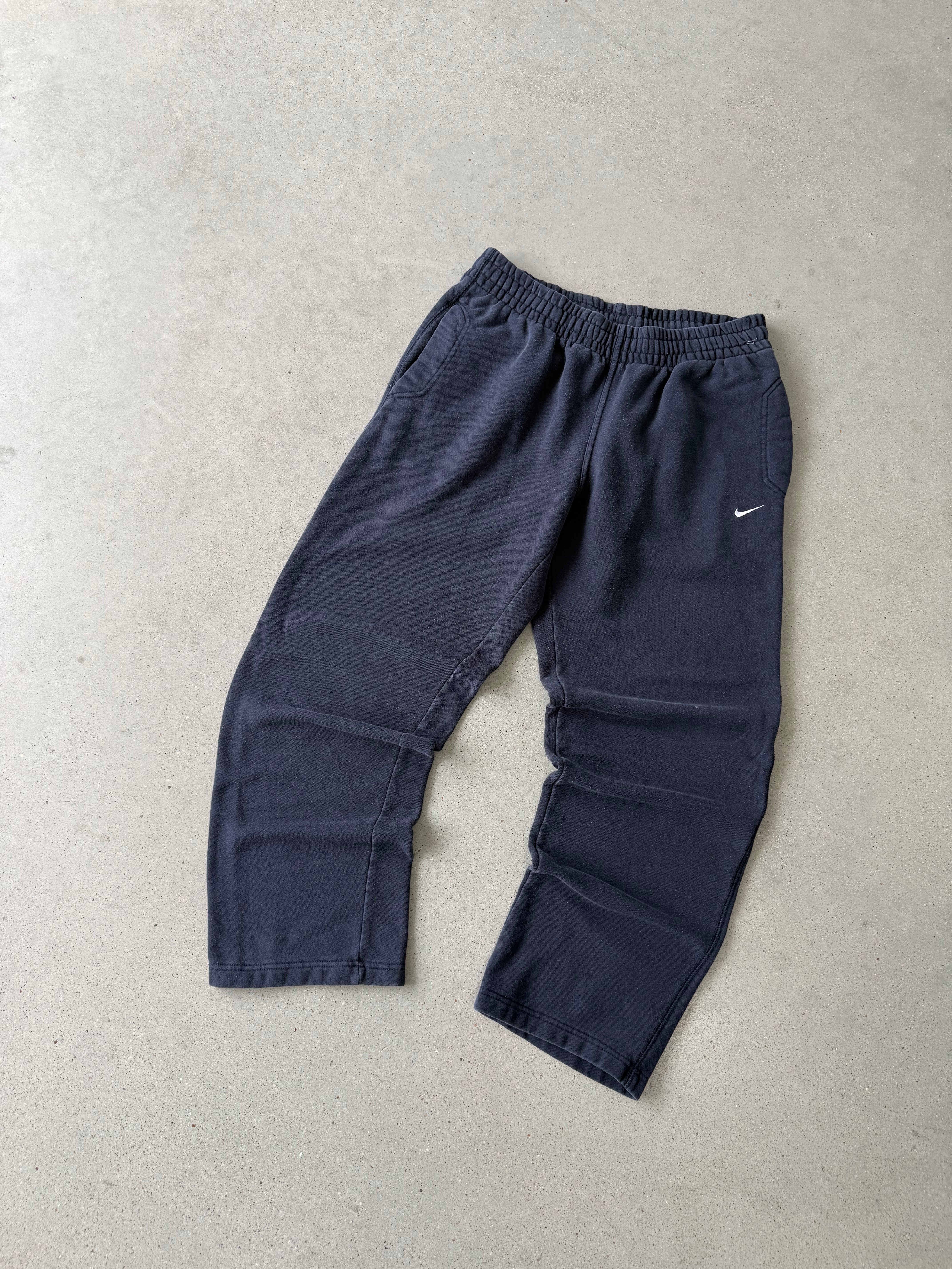 Vintage Nike Mini Swoosh Black Sweatpants - M