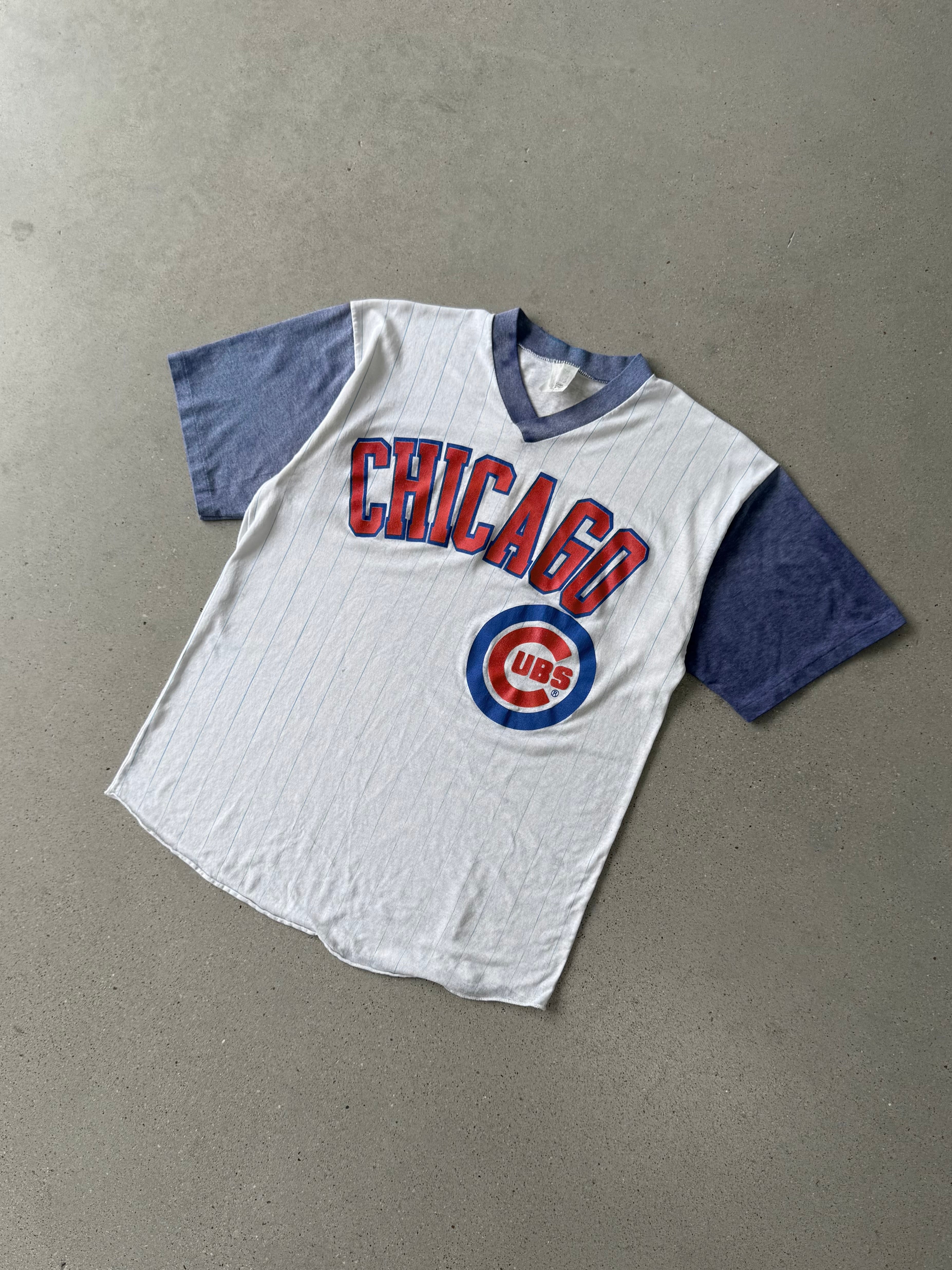 Vintage 1980s Chicago Cubs Baseball Tee - L