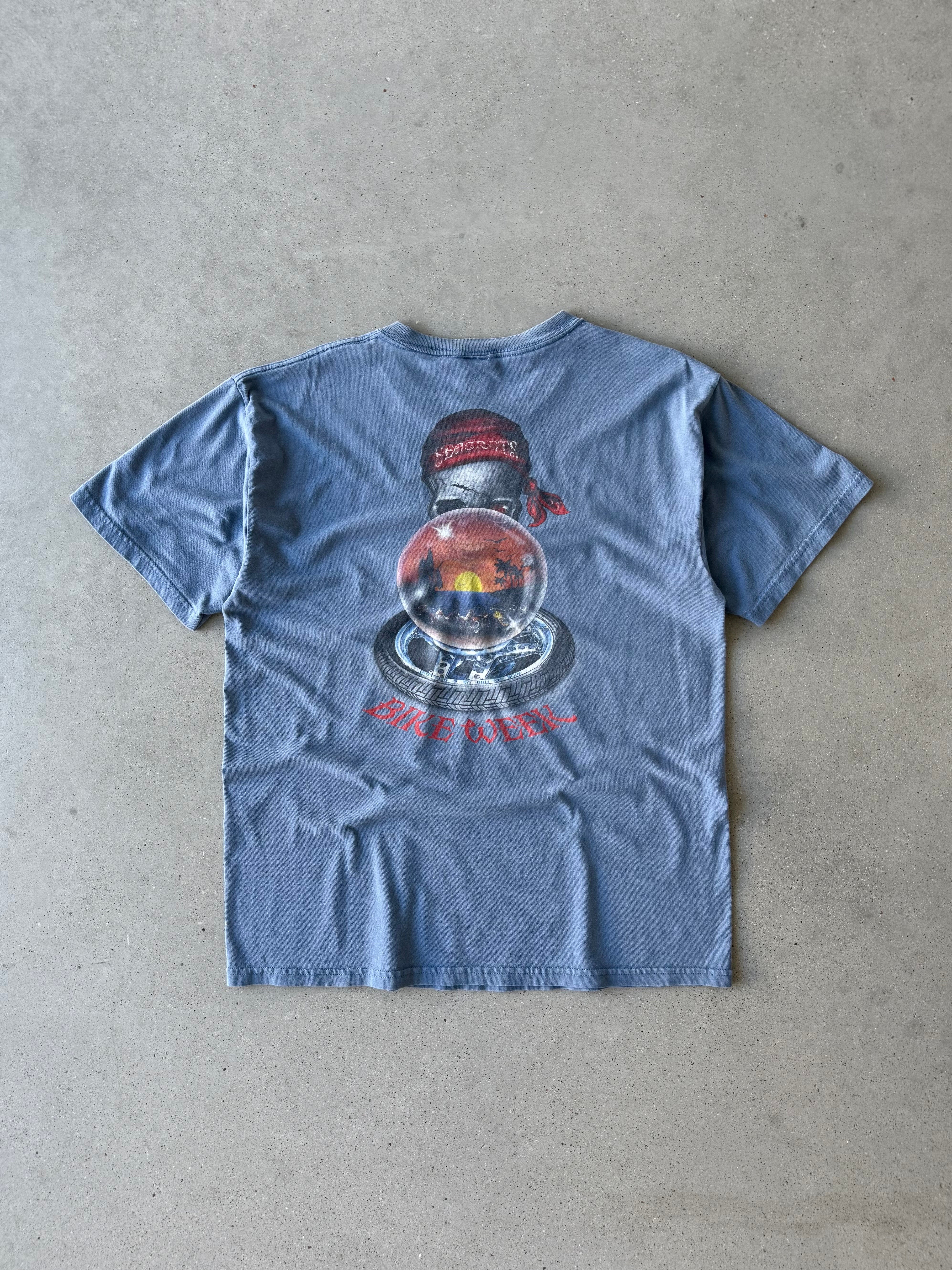 Vintage Skull Bikeweek Tee - L