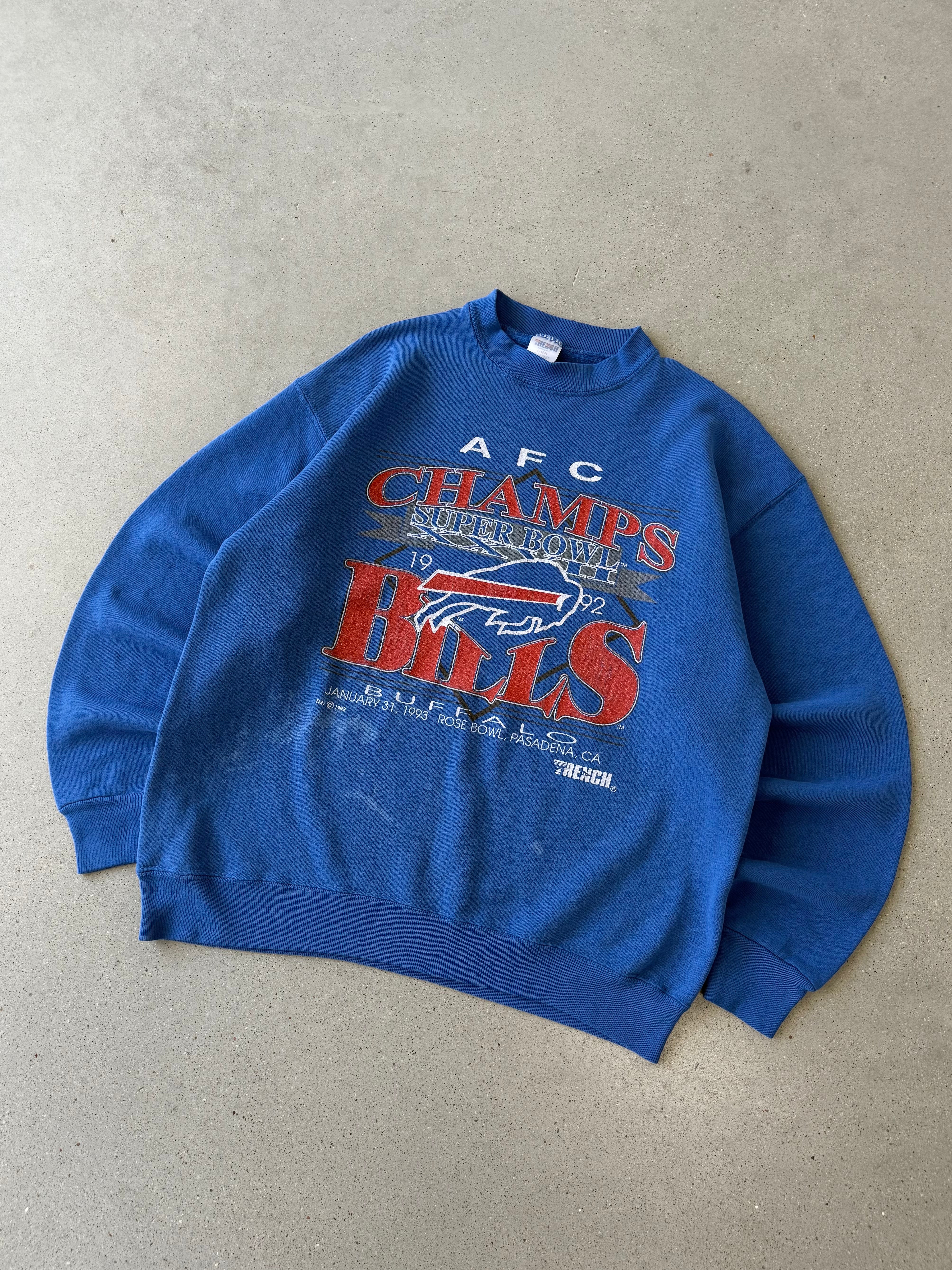 Vintage Buffalo Bills AFC Champions Sweatshirt  - L