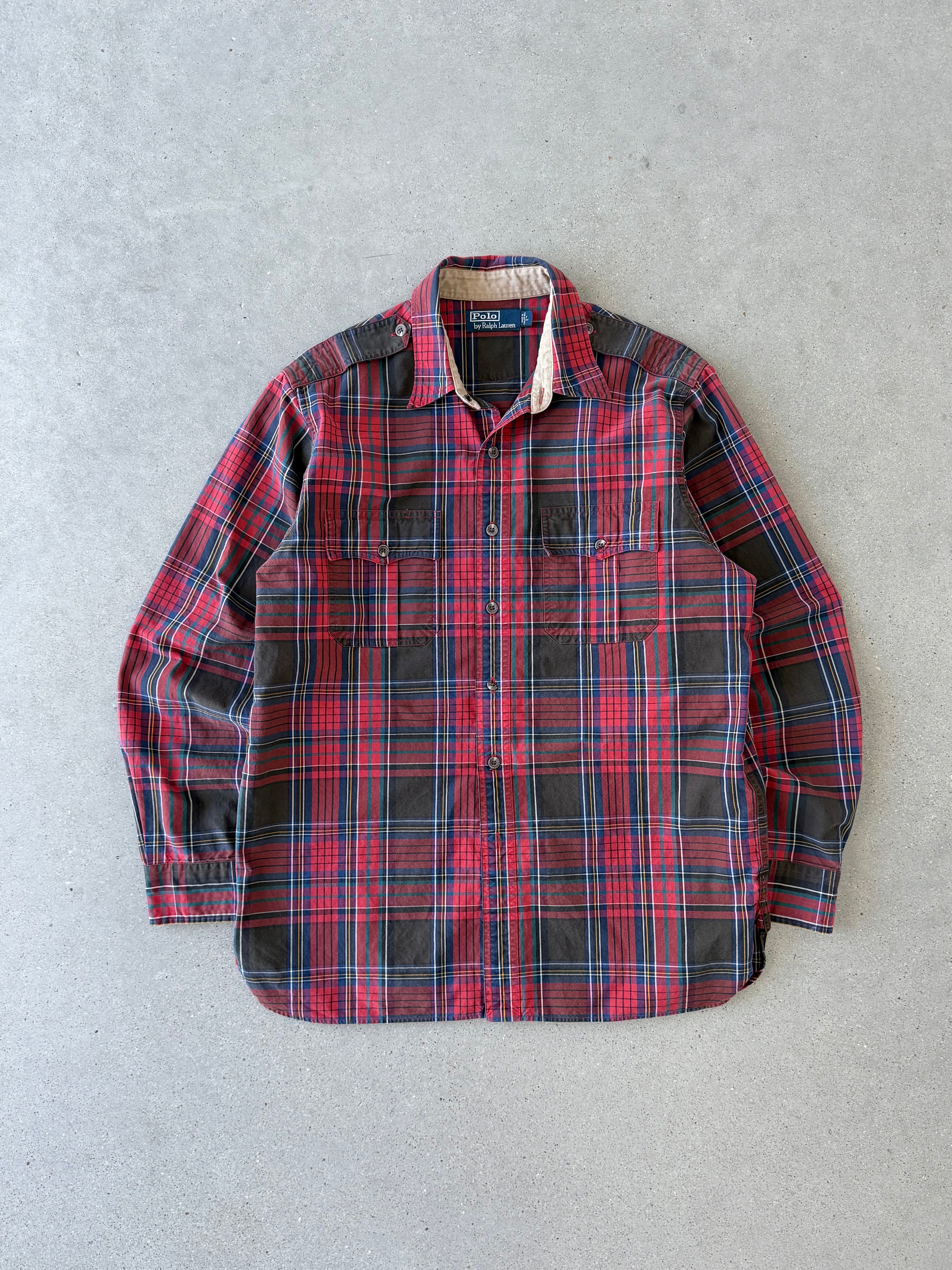 Vintage Polo Ralph Lauren Plaid Button-up Long Sleeve - L