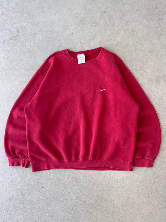 Vintage 90s Nike Mini Swoosh Crewneck - XL