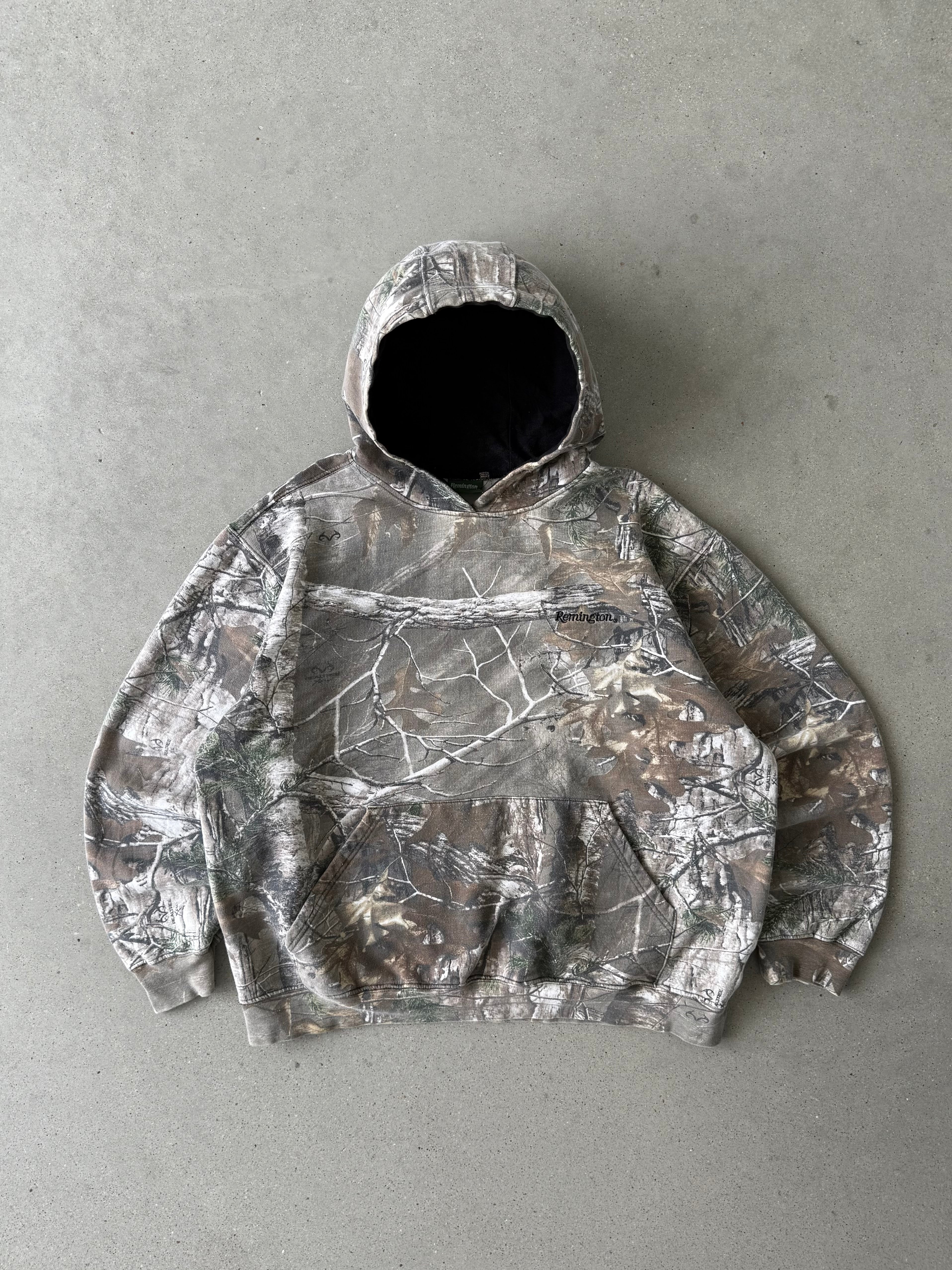Vintage Remington Realtree Camo Hoodie - XL