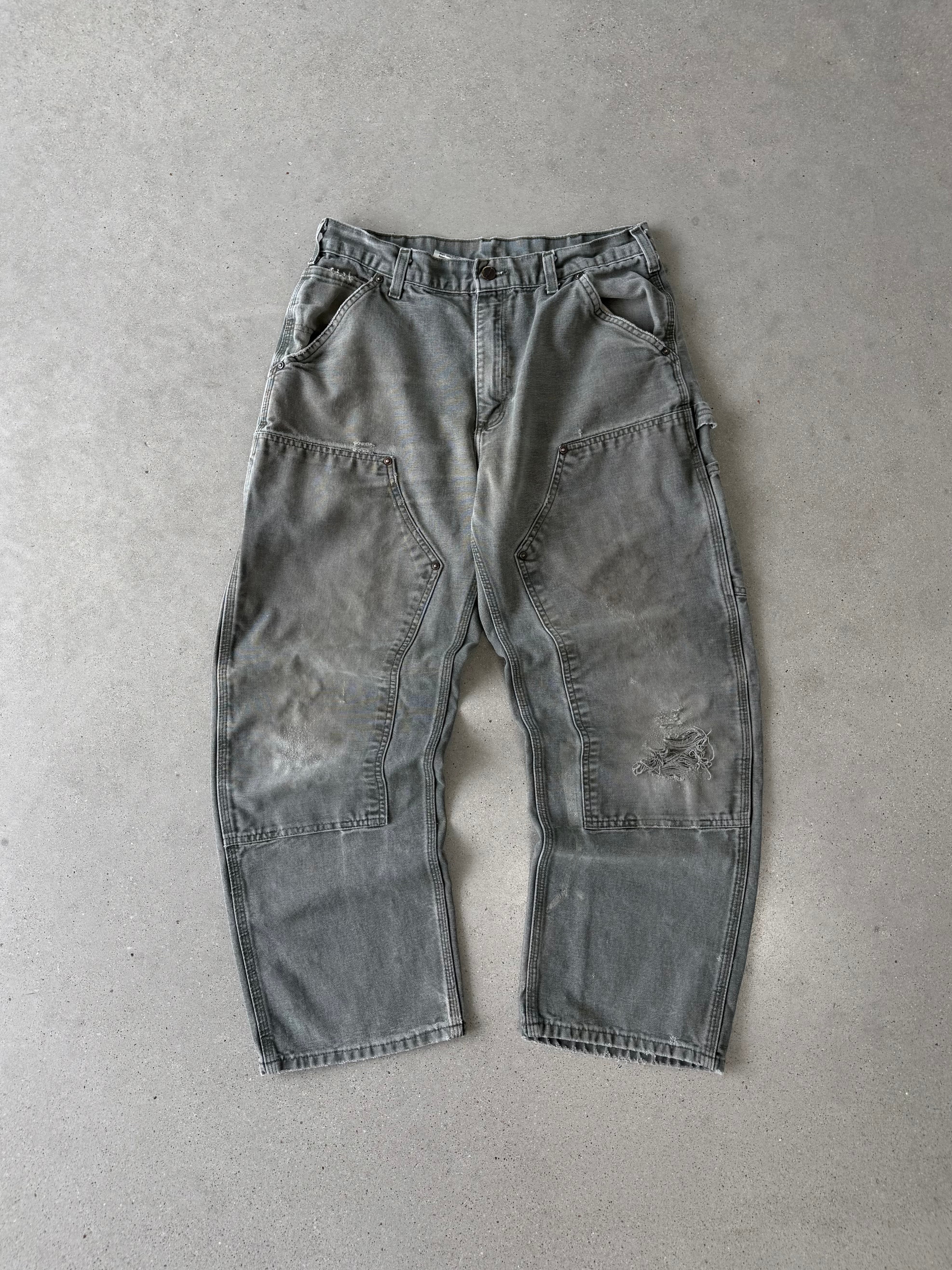 Vintage Carhartt Olive Double Knees  - 32x28