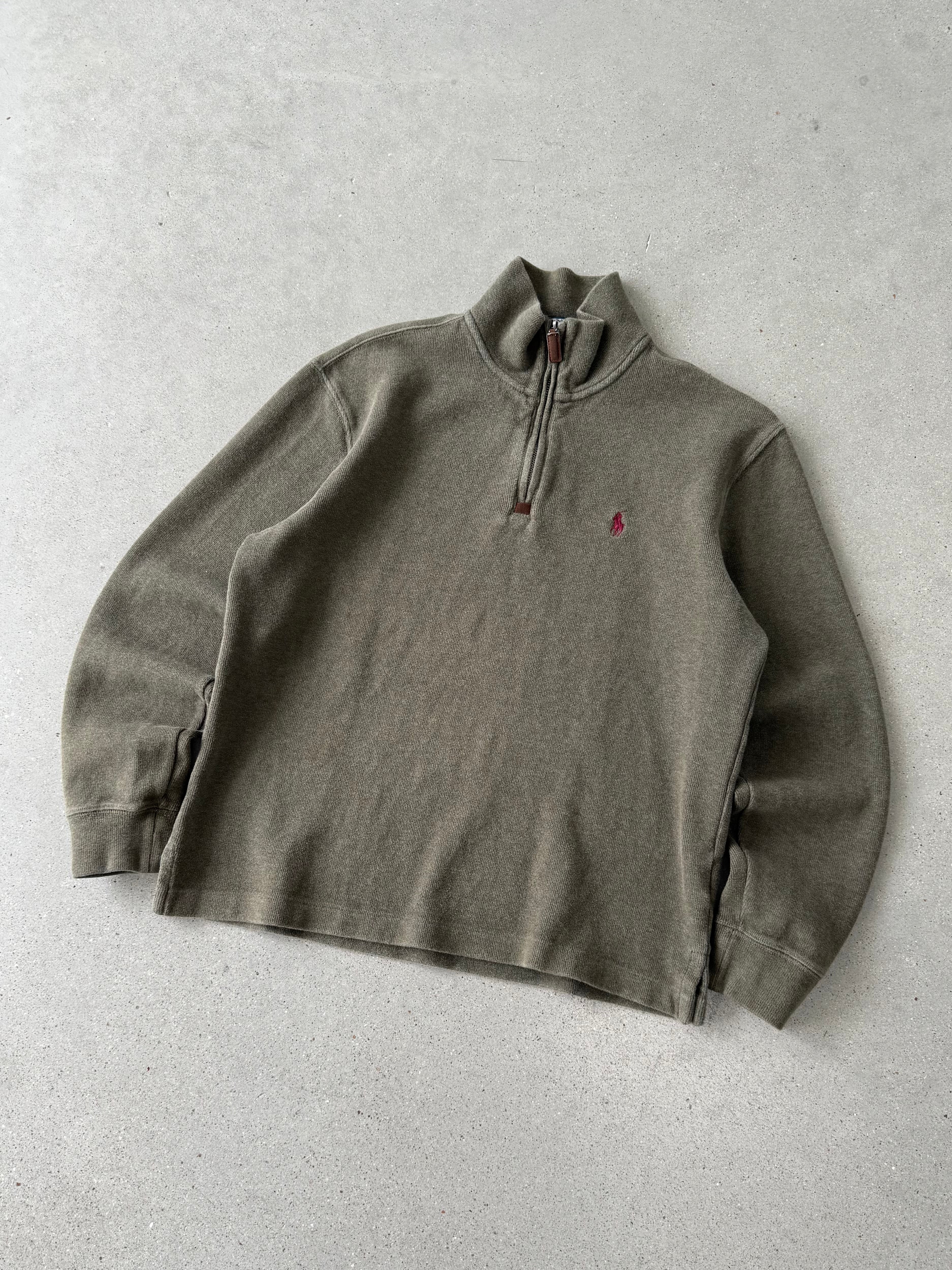 Vintage Polo Ralph Lauren Brown Quarter-zip - S