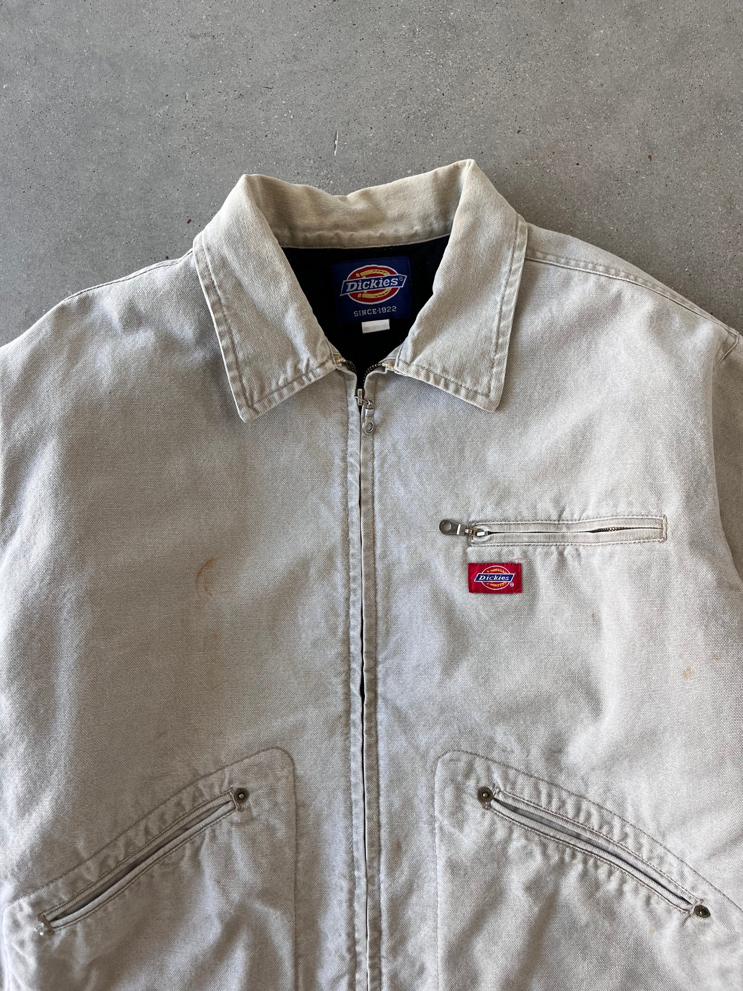 Vintage Dickies Crème Blanket-lined Detroit Jacket - L