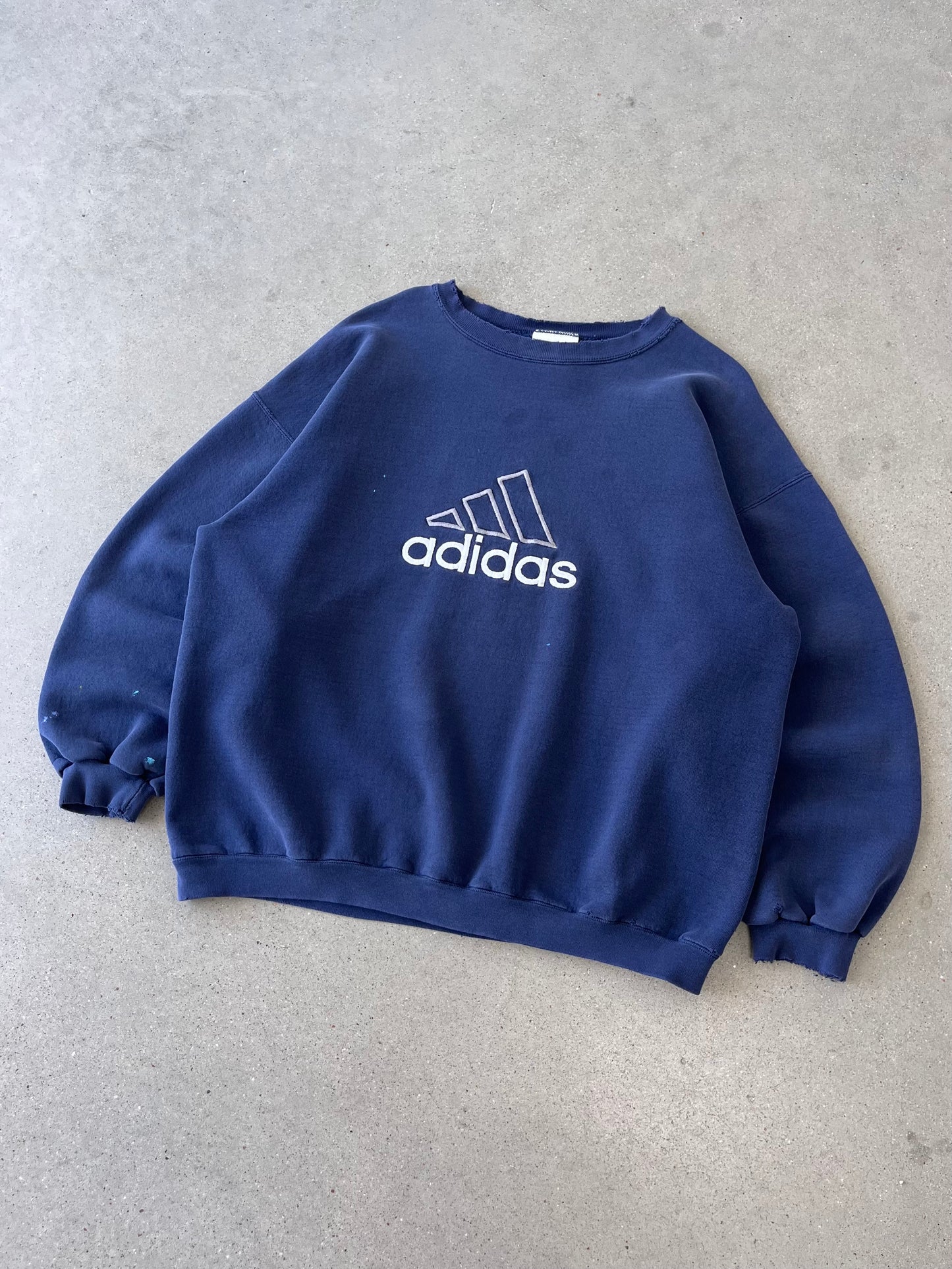 Vintage Adidas Distressed Crewneck - XL