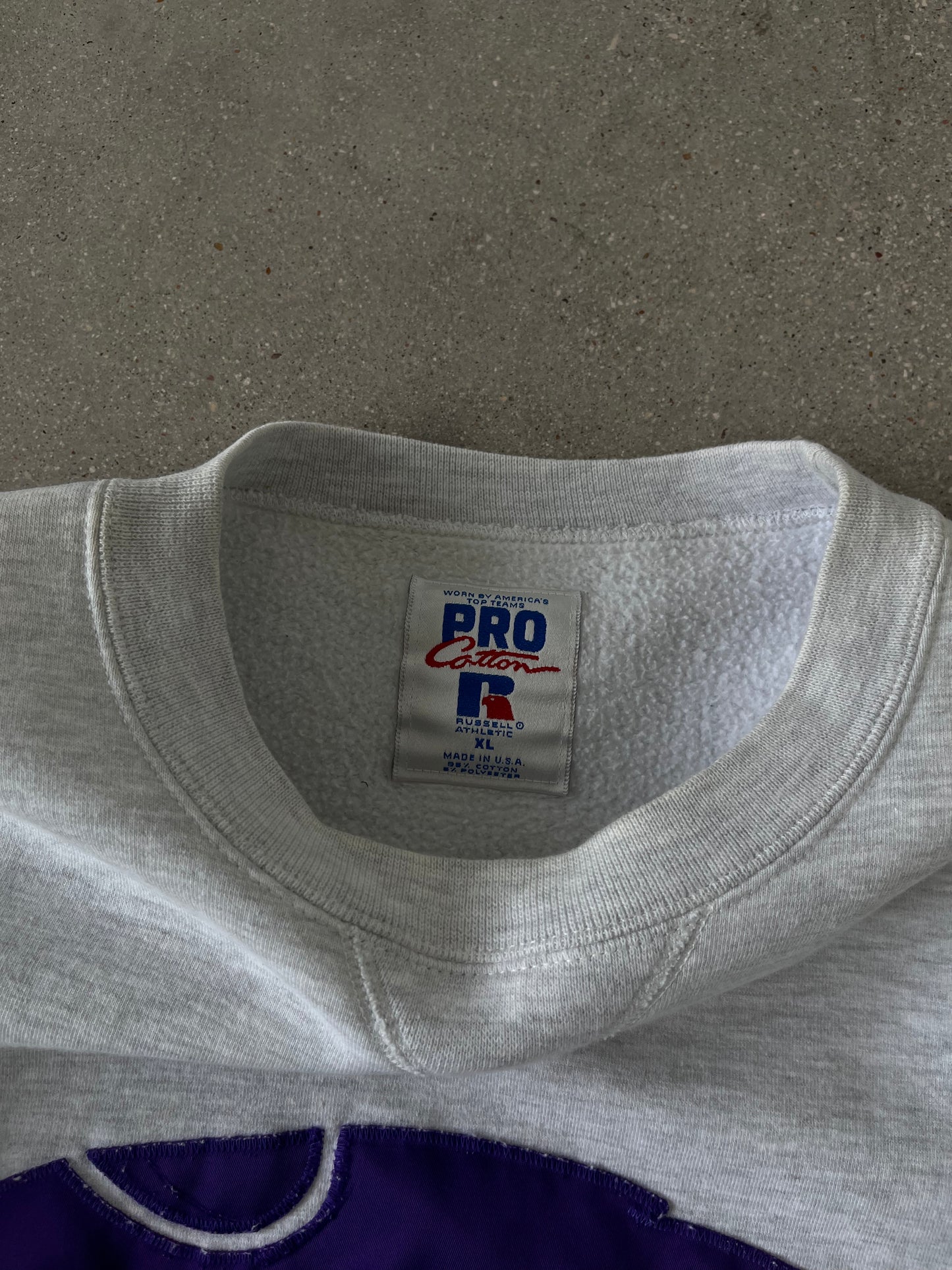 Vintage Russell Kansas Pro-Cotton Sweatshirt - XL