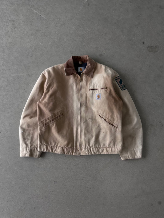 Vintage 90s Carhartt McHill County Detroit Jacket - L