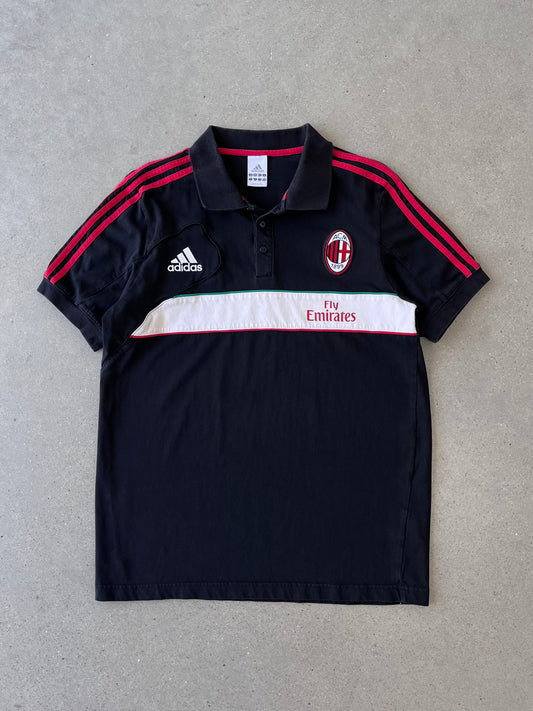 Vintage Adidas AC Milan Polo Shirt - L