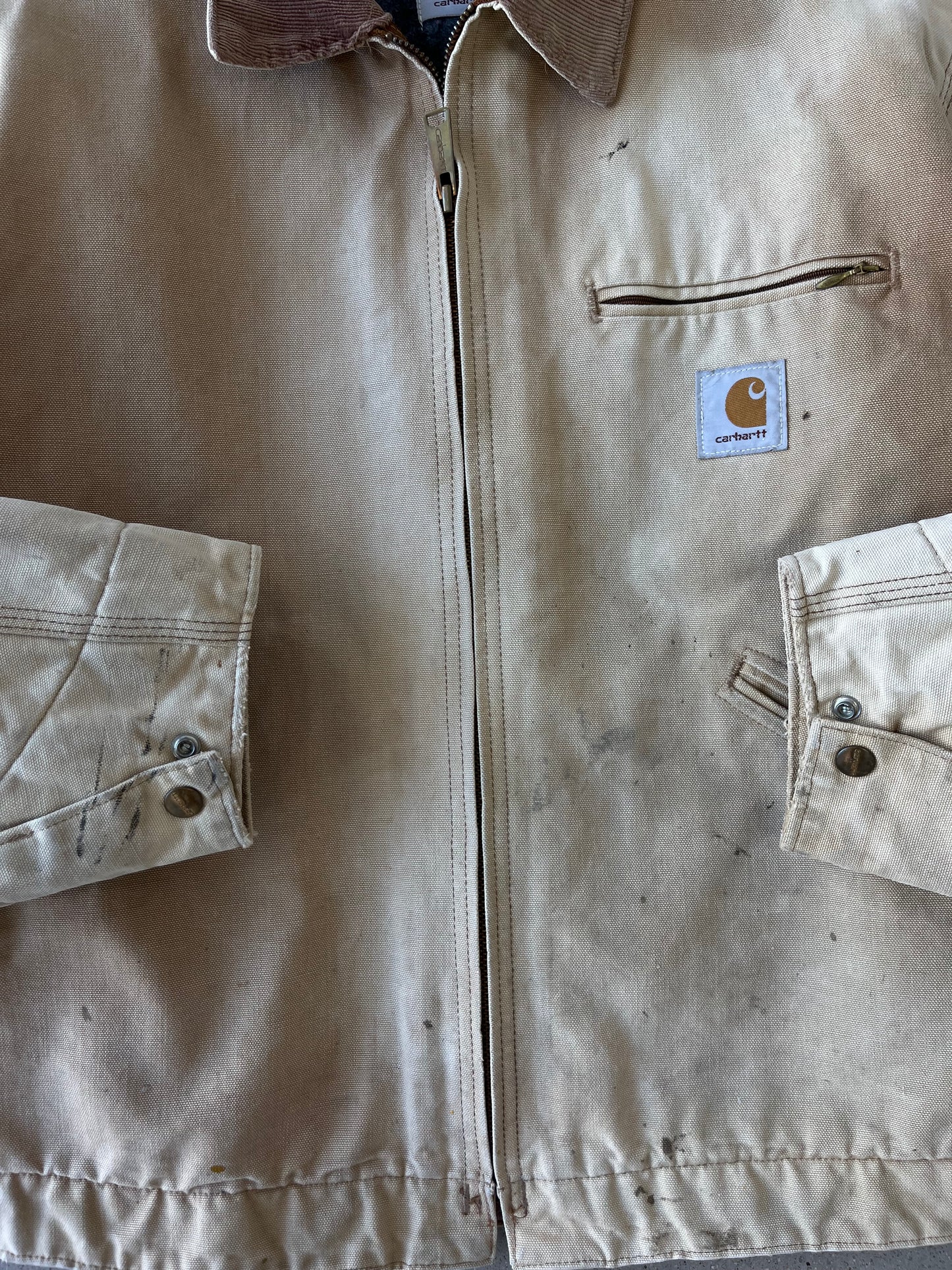 Vintage 90s Carhartt McHill County Detroit Jacket - L