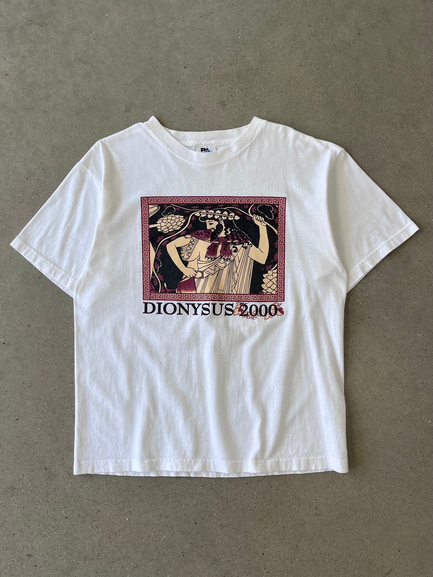 Vintage 2000 DIONYS Greek Tee - L