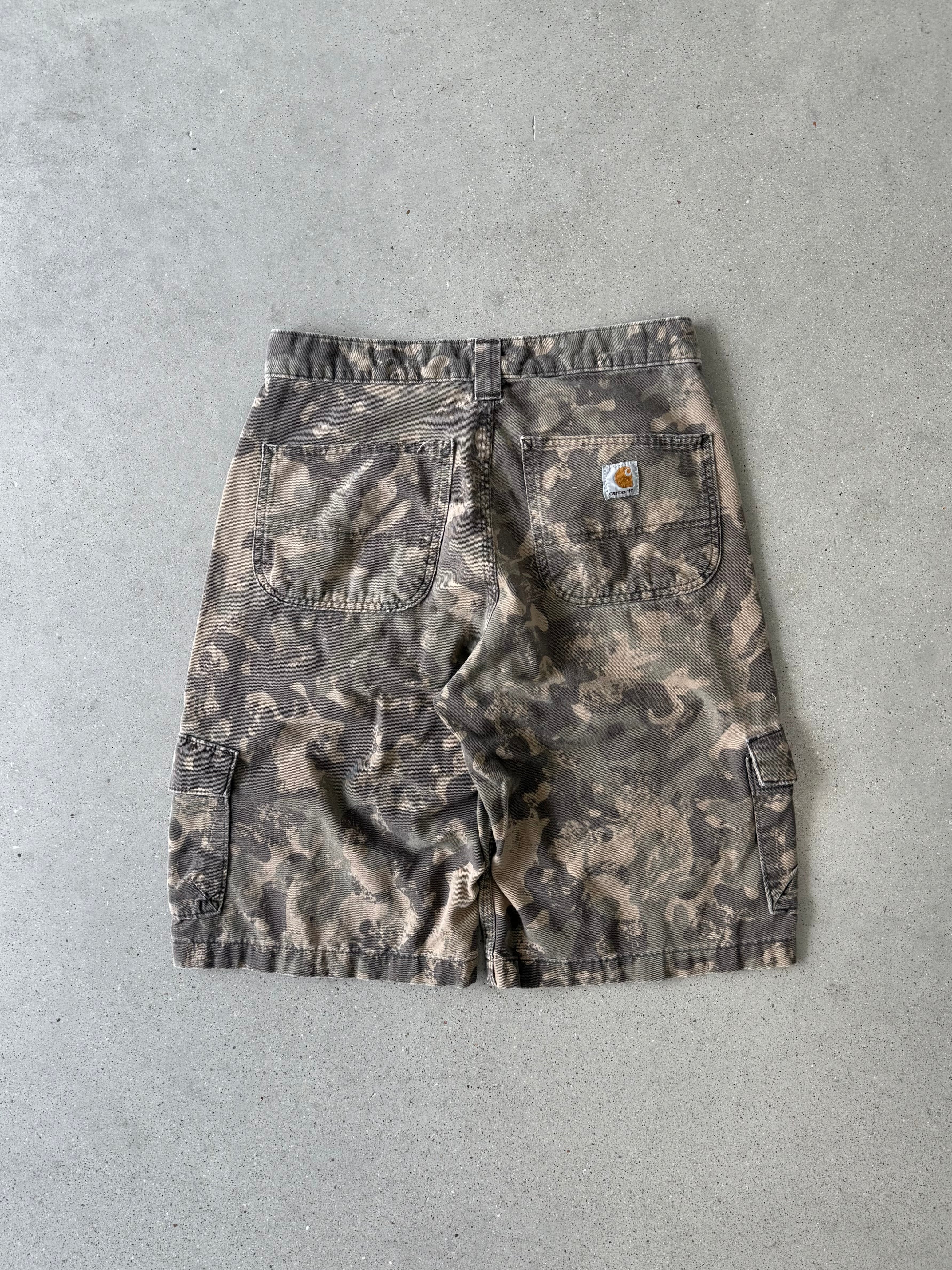 Vintage Carhartt Military Camo Cargo Shorts - 30