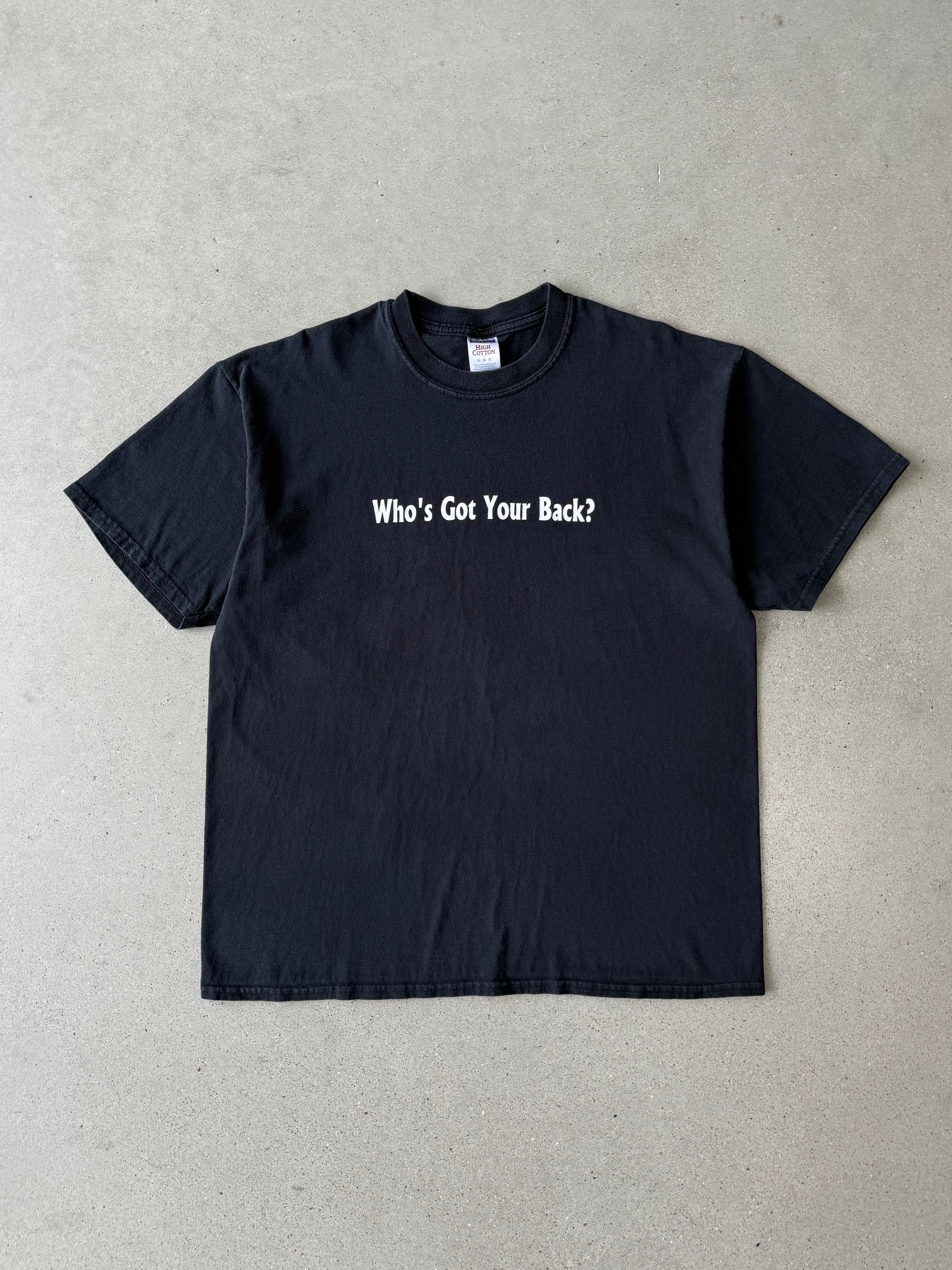 Vintage 'Who's got your Back?' Religious Tee - XL