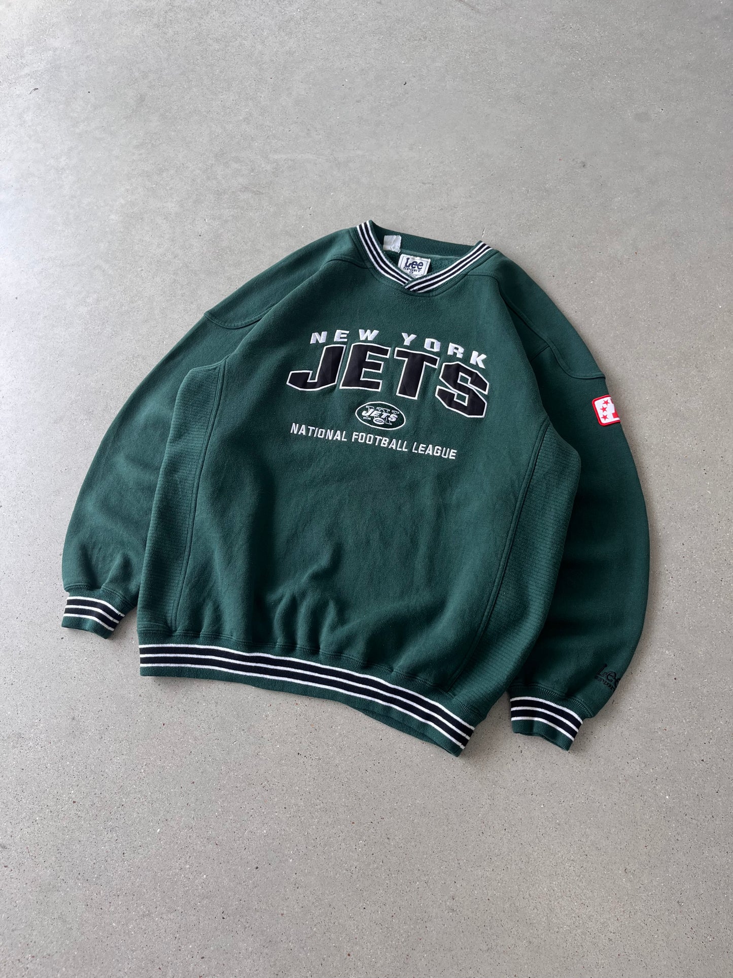 Vintage New York Jets NFL Lee Crewneck - XL