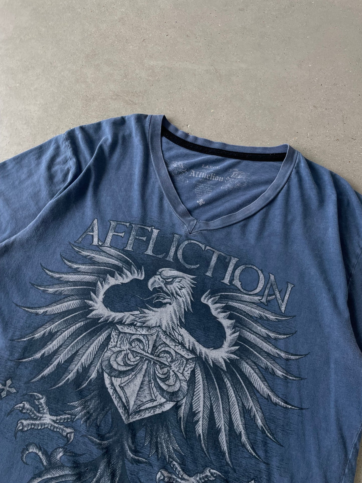 Vintage Y2K Affliction Tee - L