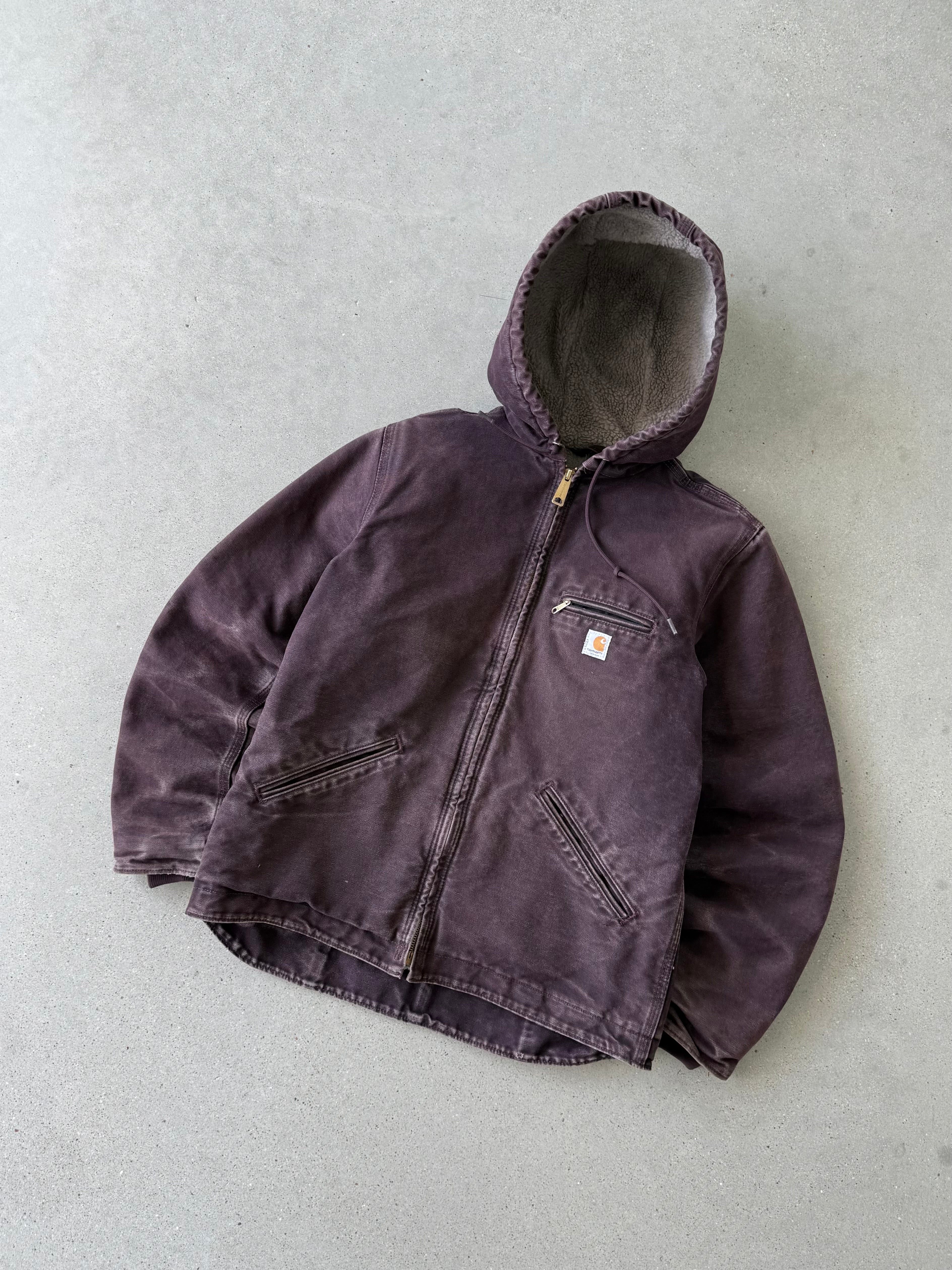 Vintage Carhartt Blackberry Sherpa-lined Armstrong Jacket - S