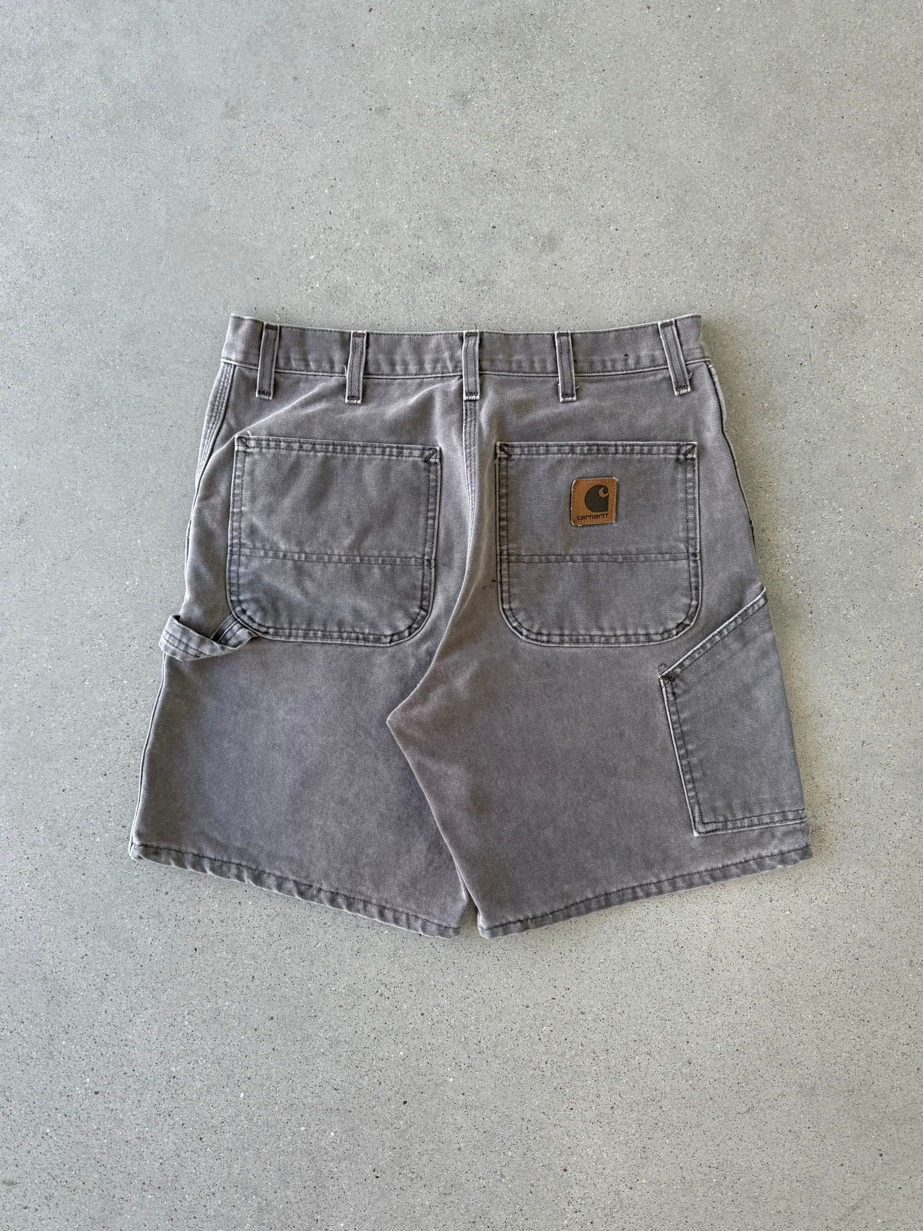 Vintage Carhartt Coffee Brown Carpenter Shorts - 32W