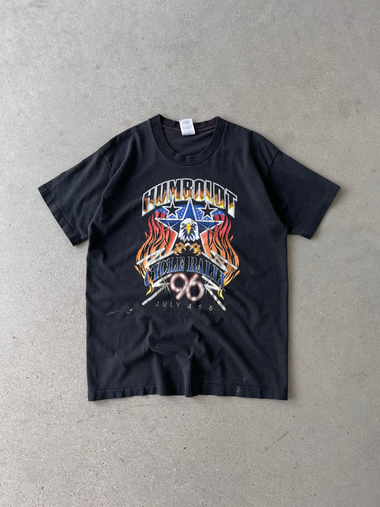 Vintage 1996 Humboldt Cycle Rally Tee - L