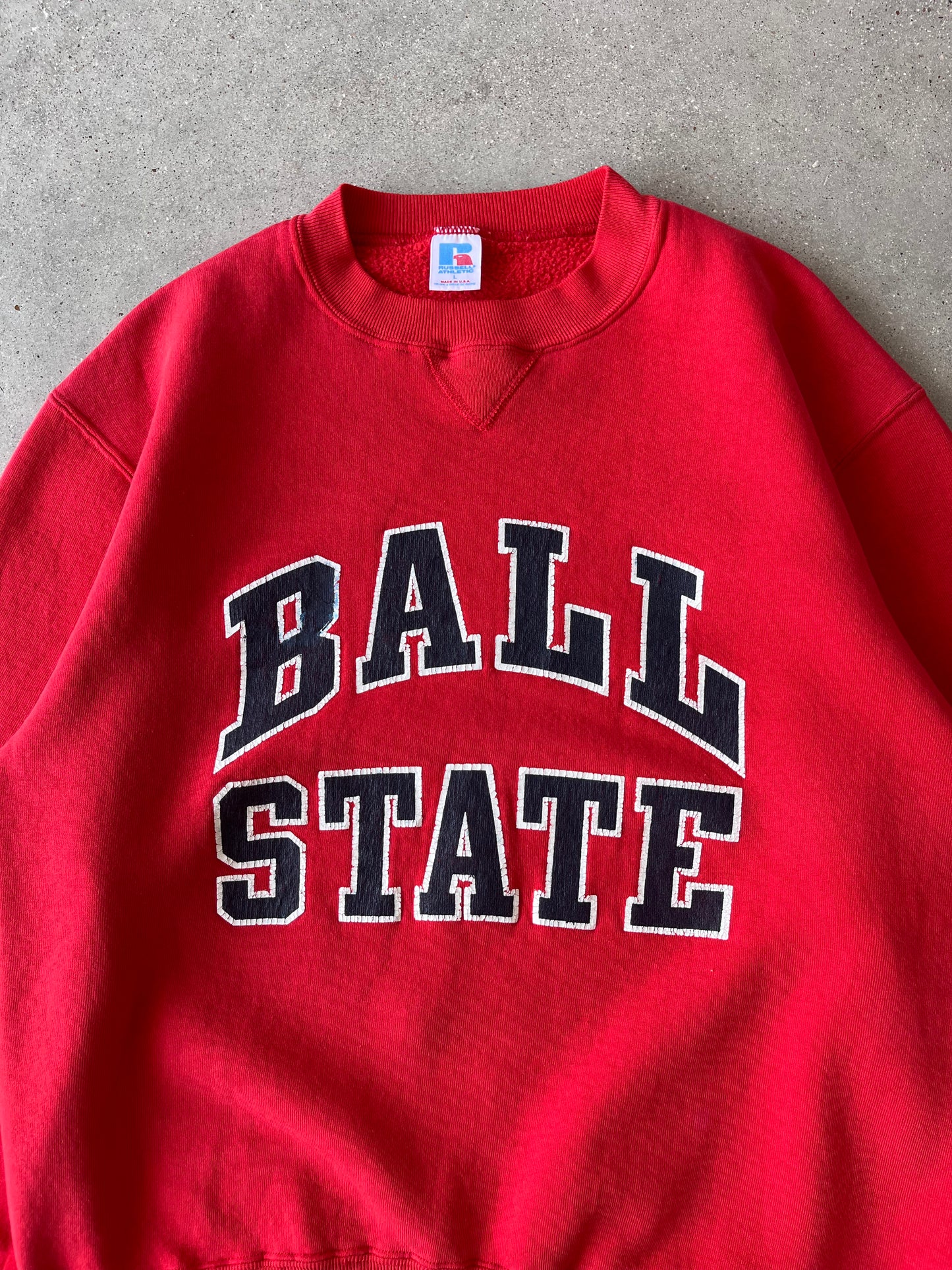 Vintage Ball State Russell Athletic Sweatshirt - L