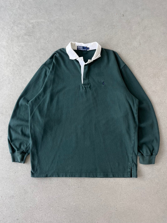 Vintage Polo Ralph Lauren Forest Green Long Sleeve - L