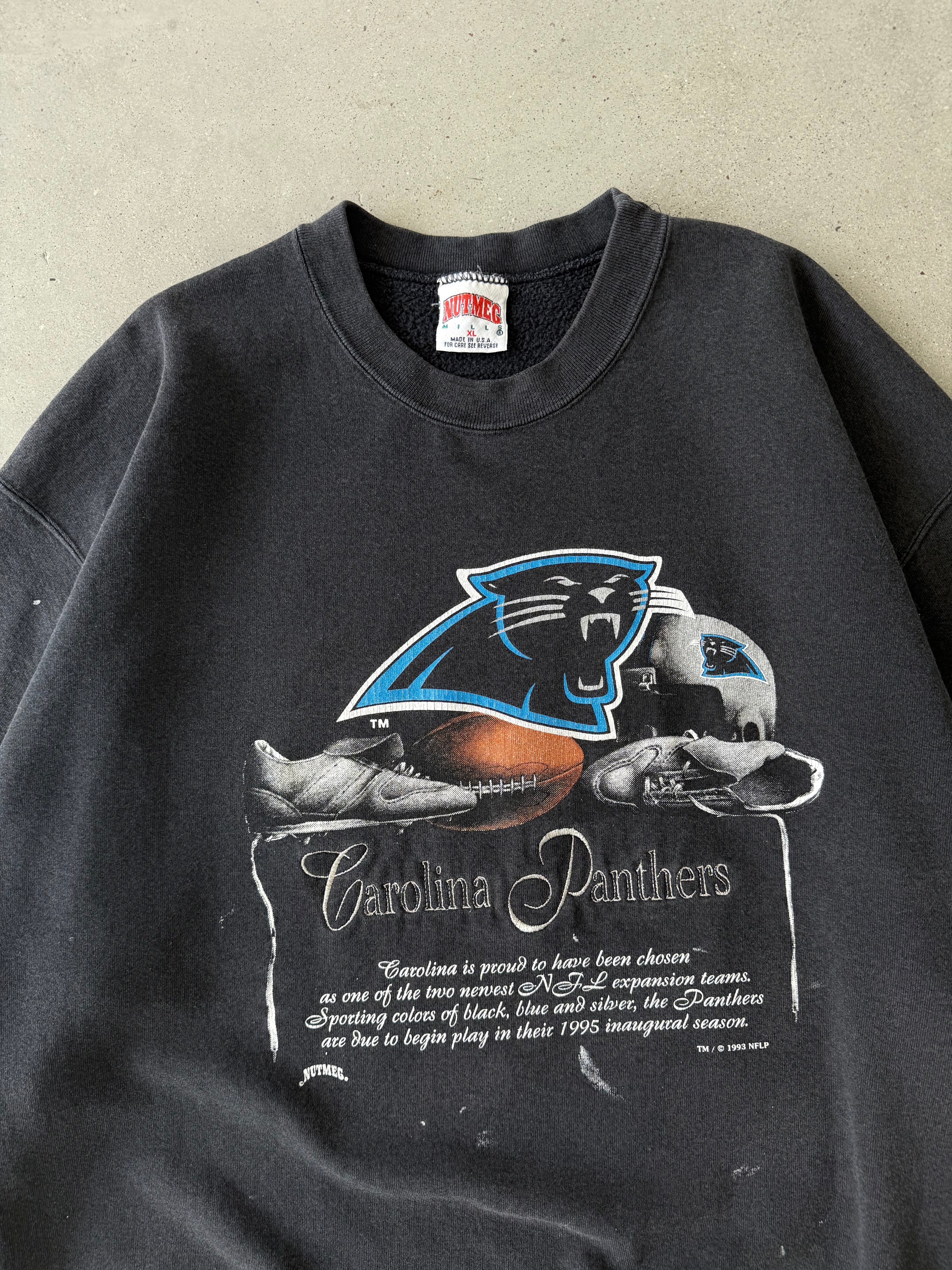 Vintage 1993 Carolina Panthers Prainter's Crewneck - XL