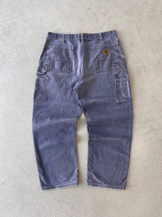 Vintage Carhartt Faded Navy Carpenter Pants - 36x30