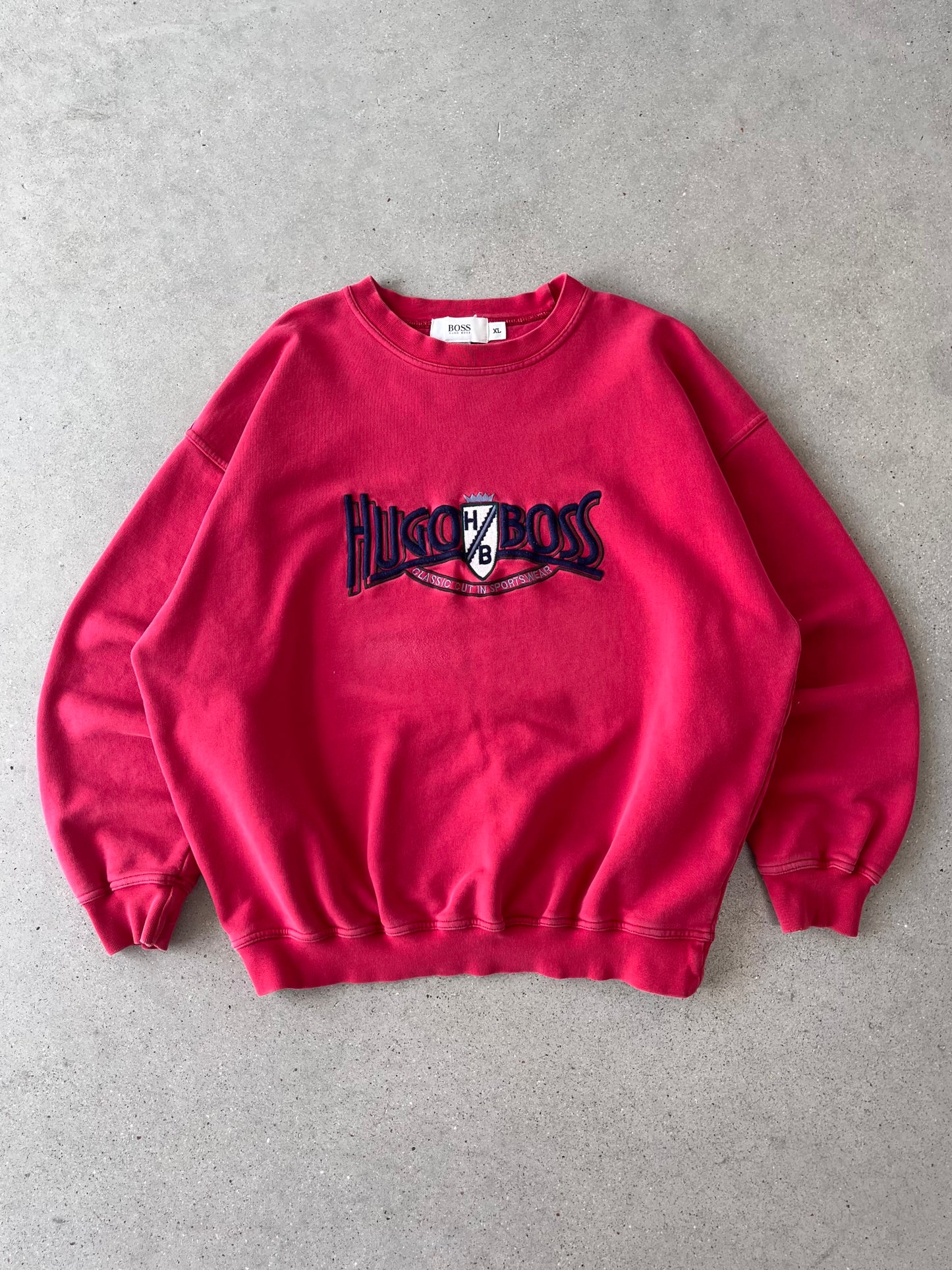 Vintage Hugo BOSS Embroidered Crewneck - XL