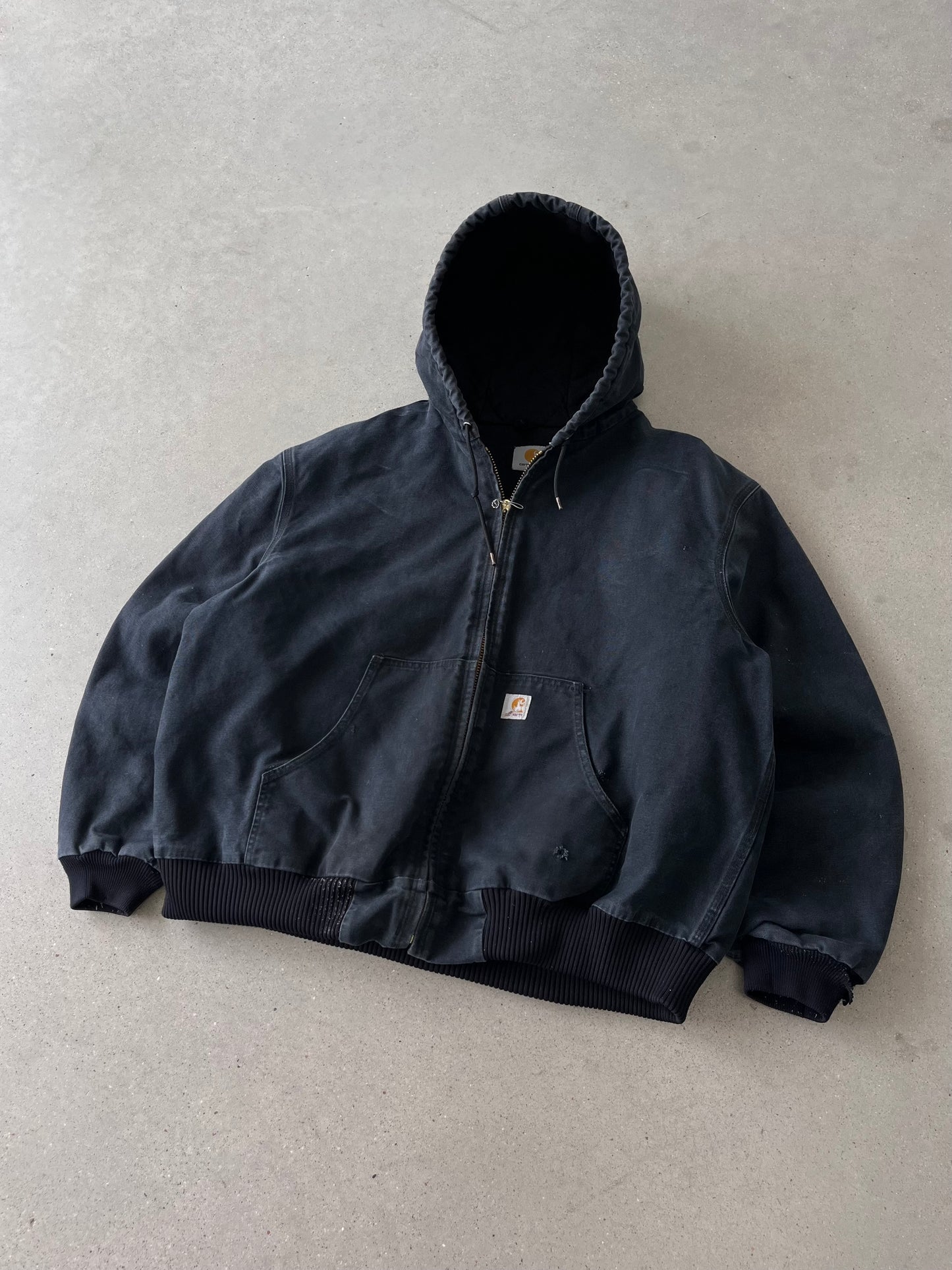 Vintage Carhartt Black Active Jacket - XXL