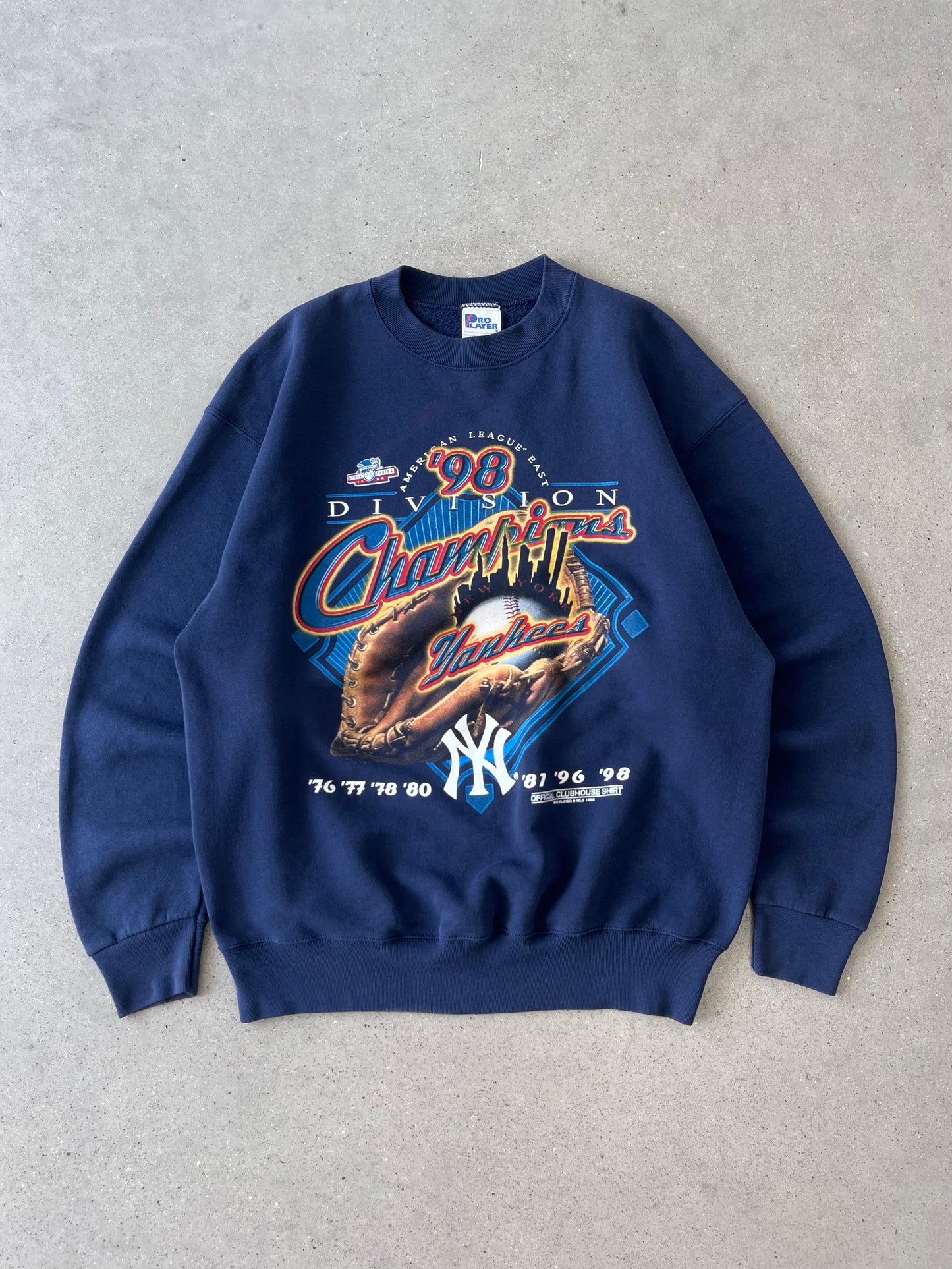 Vintage 1998 NY Yankees Champions Crewneck - L