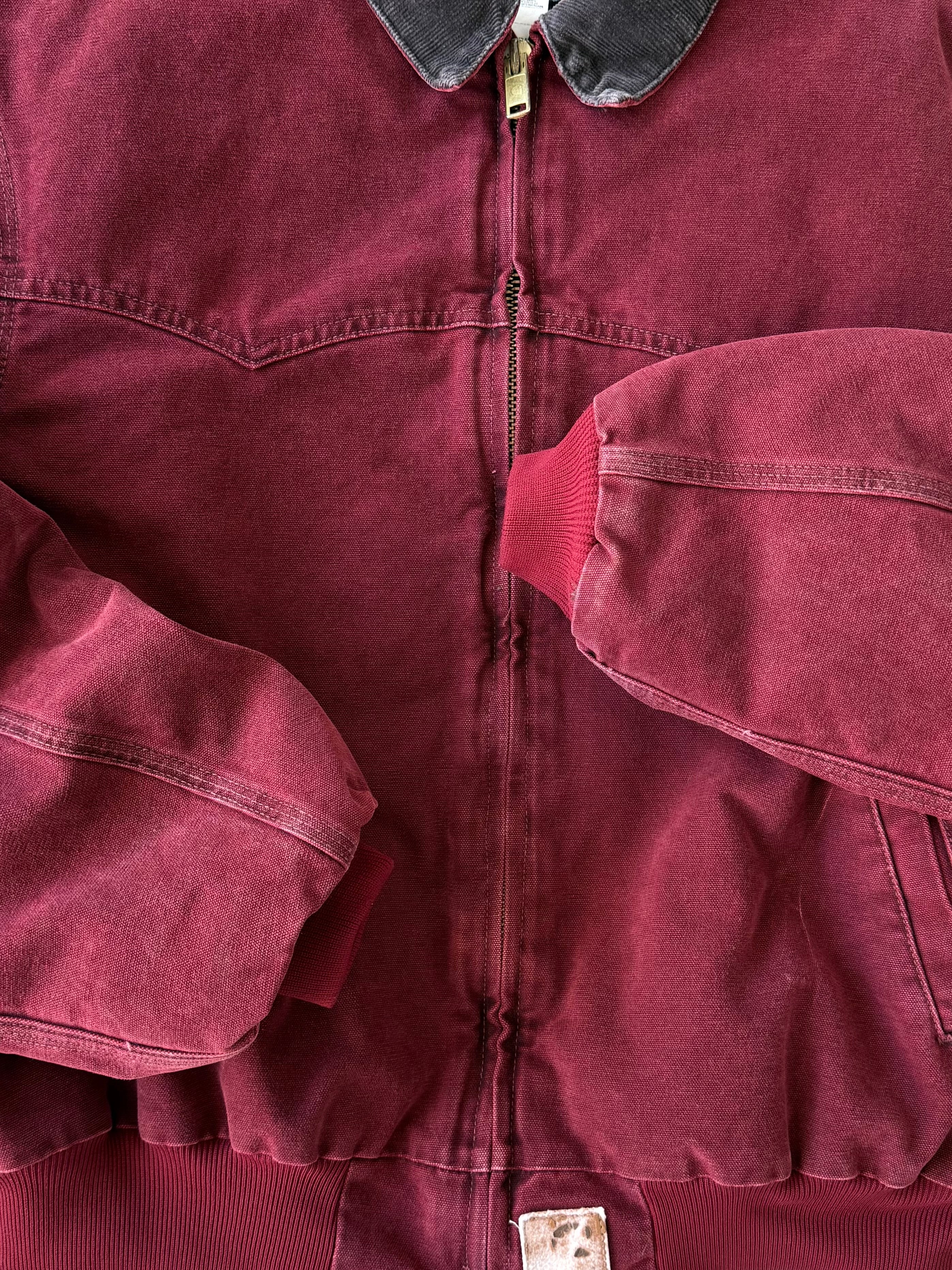 Vintage Carhartt Crimson Red Santa Fe J14 CRI Jacket - XL