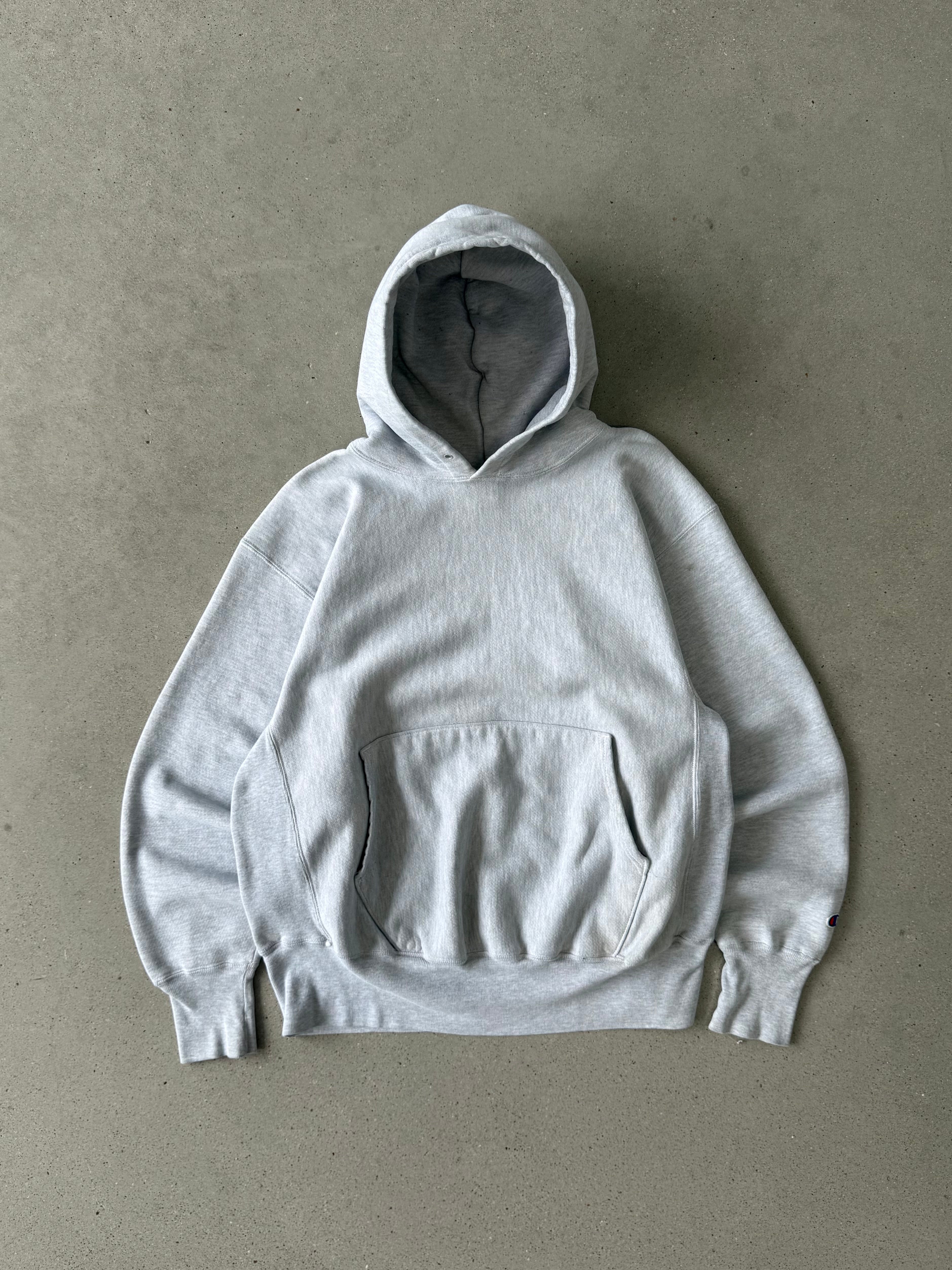 Vintage Champion Reverse Weave Heather Gray Hoodie - L