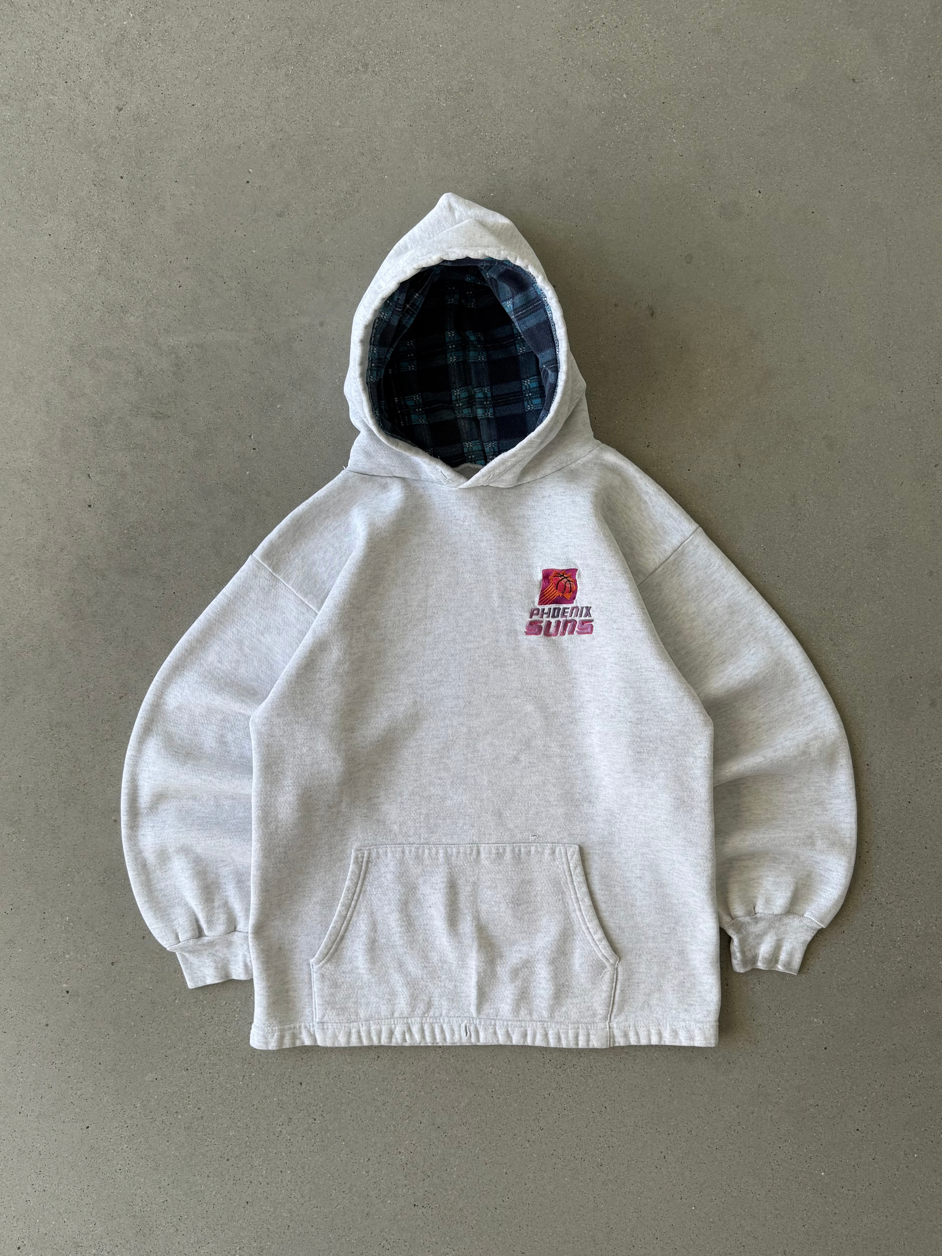 Vintage Phoenix Suns Gray Hoodie   - L