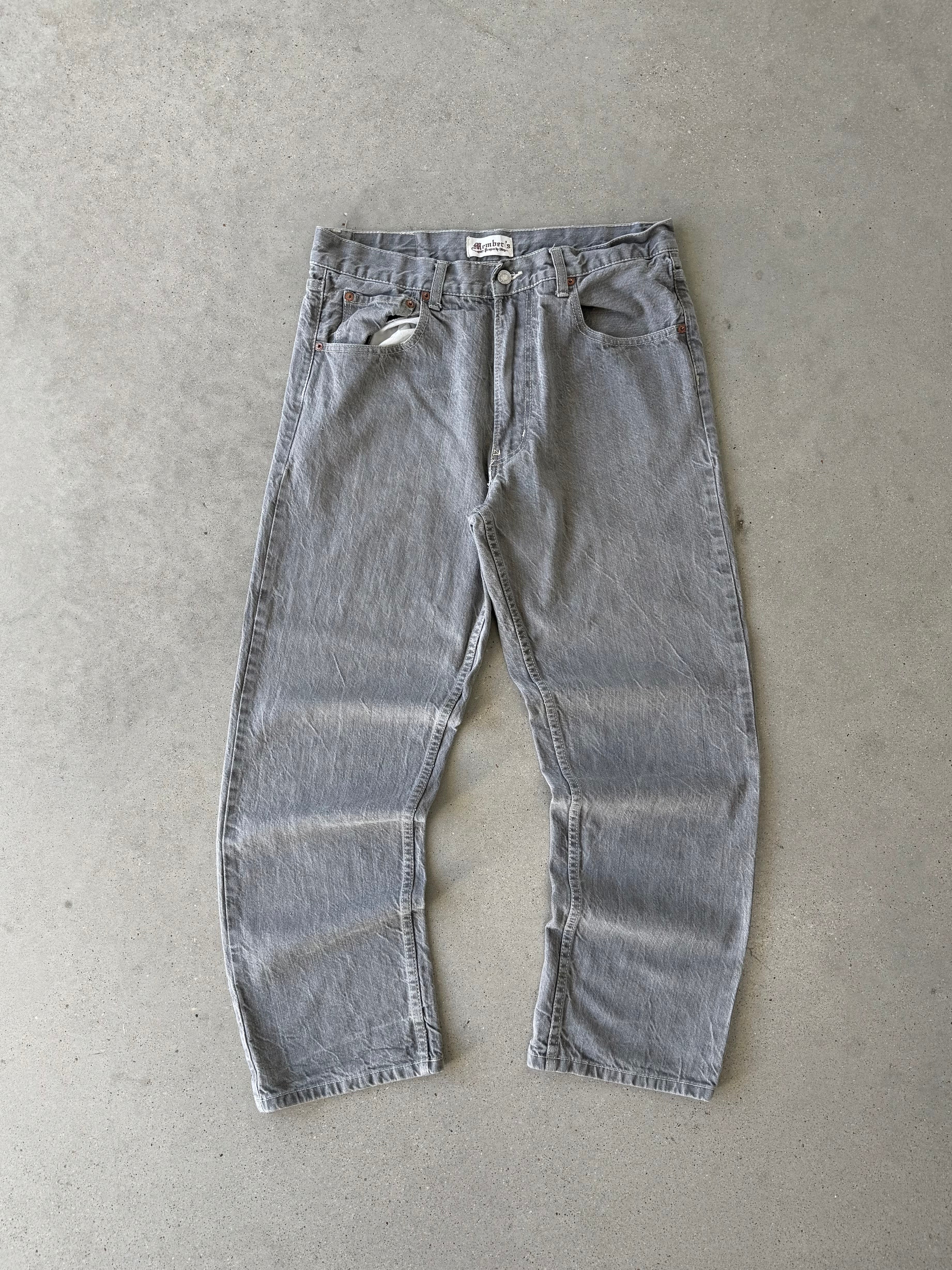 Vintage Member's Property Gray Denim - 33x30