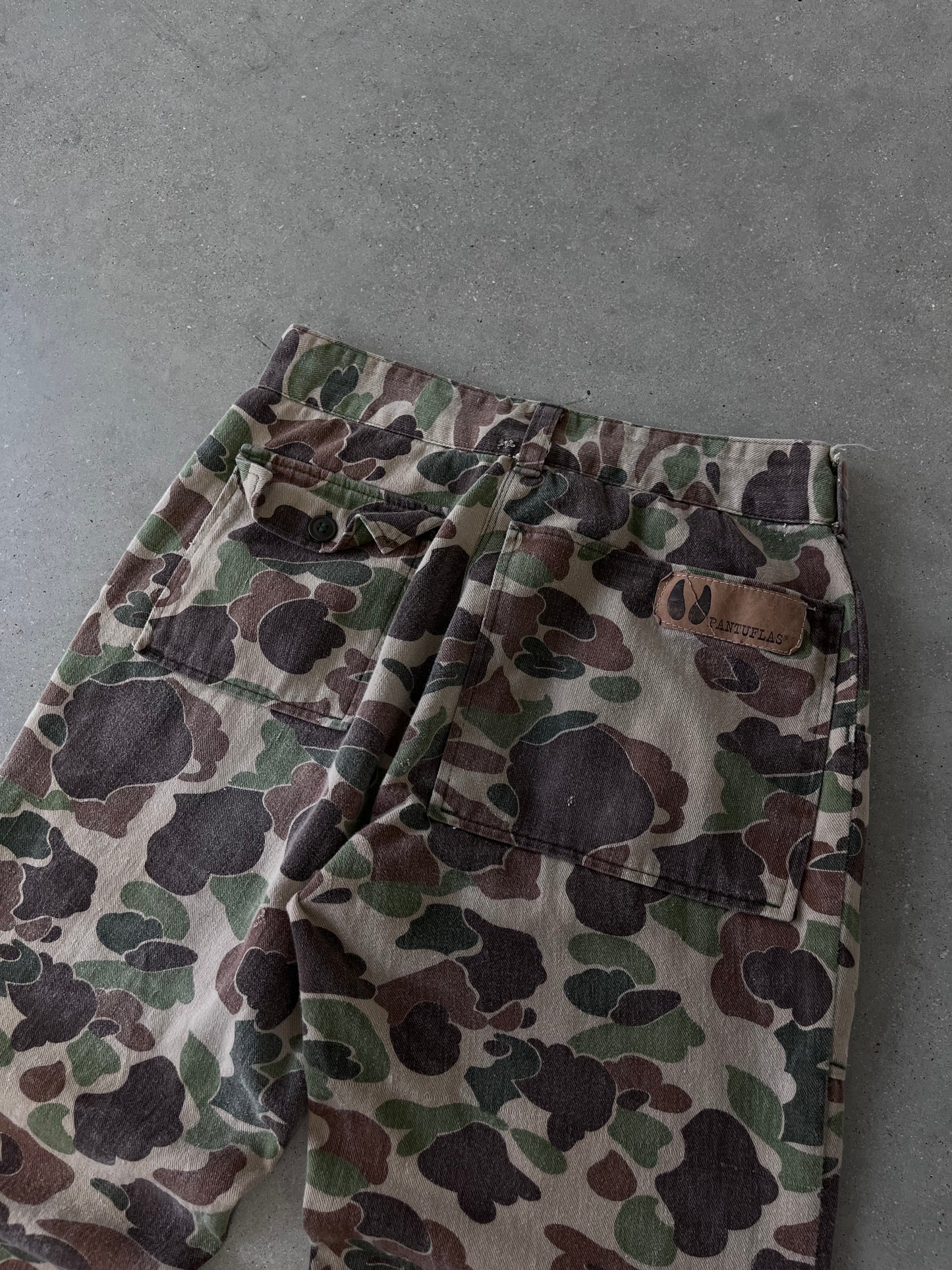 Vintage 90s Pantuflas Camo Pants - 31 W