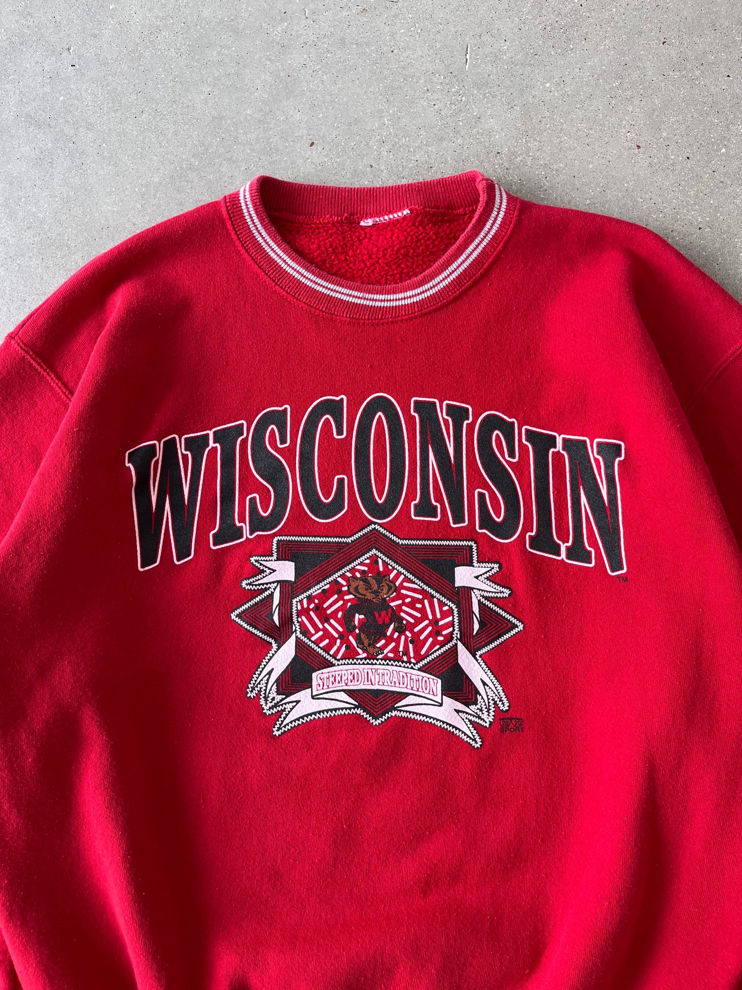 Vintage Wisconsin Sport Crewneck - L