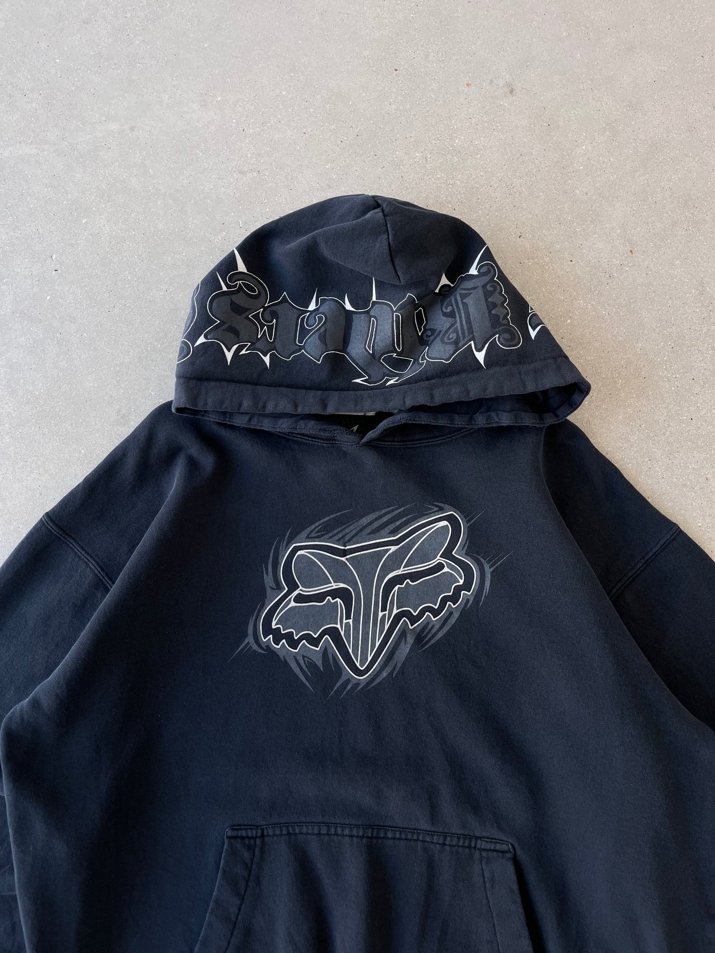 Vintage Y2K FOX Hoodie - XL