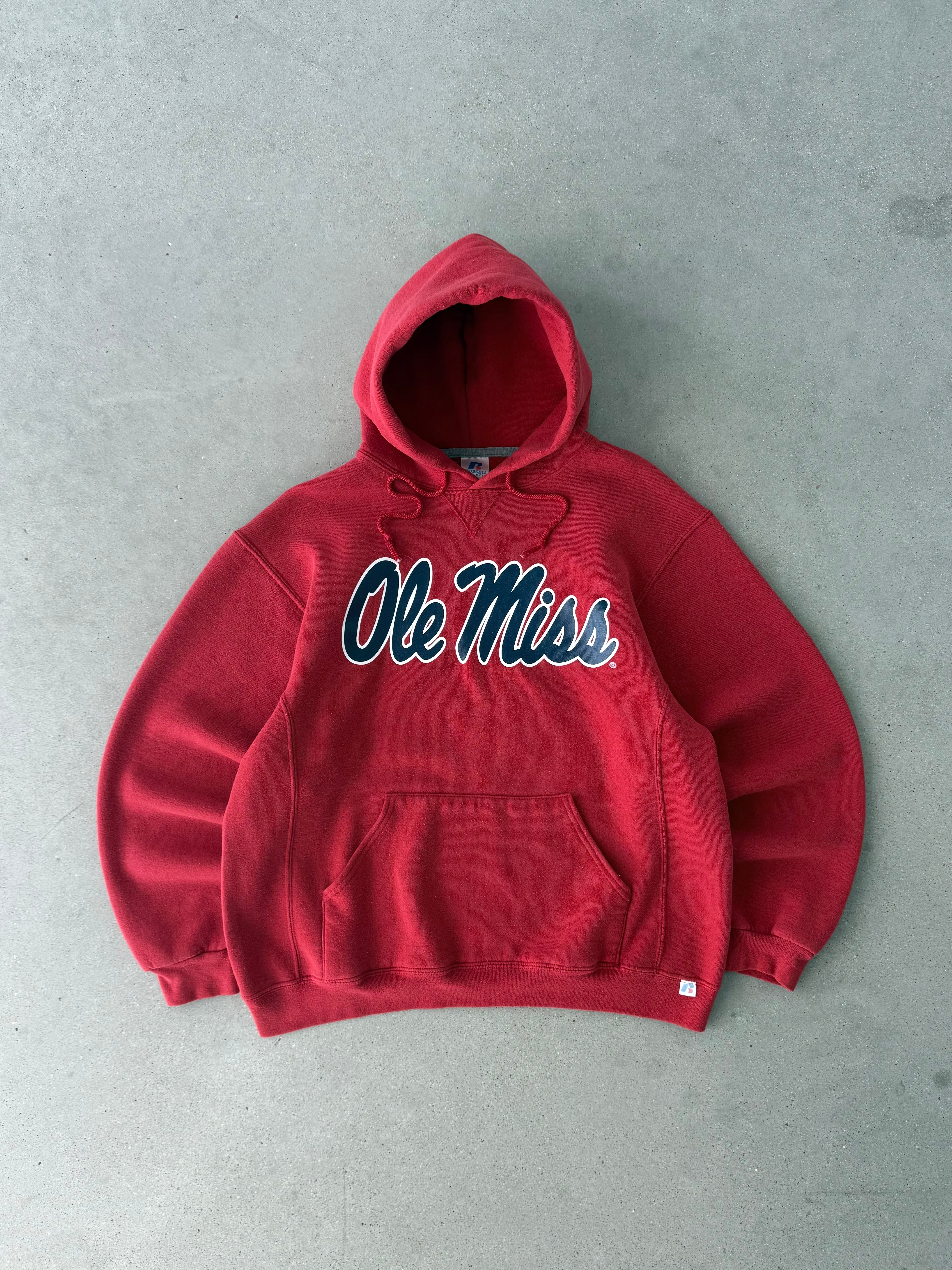 Vintage Ole Miss Hoodie - L
