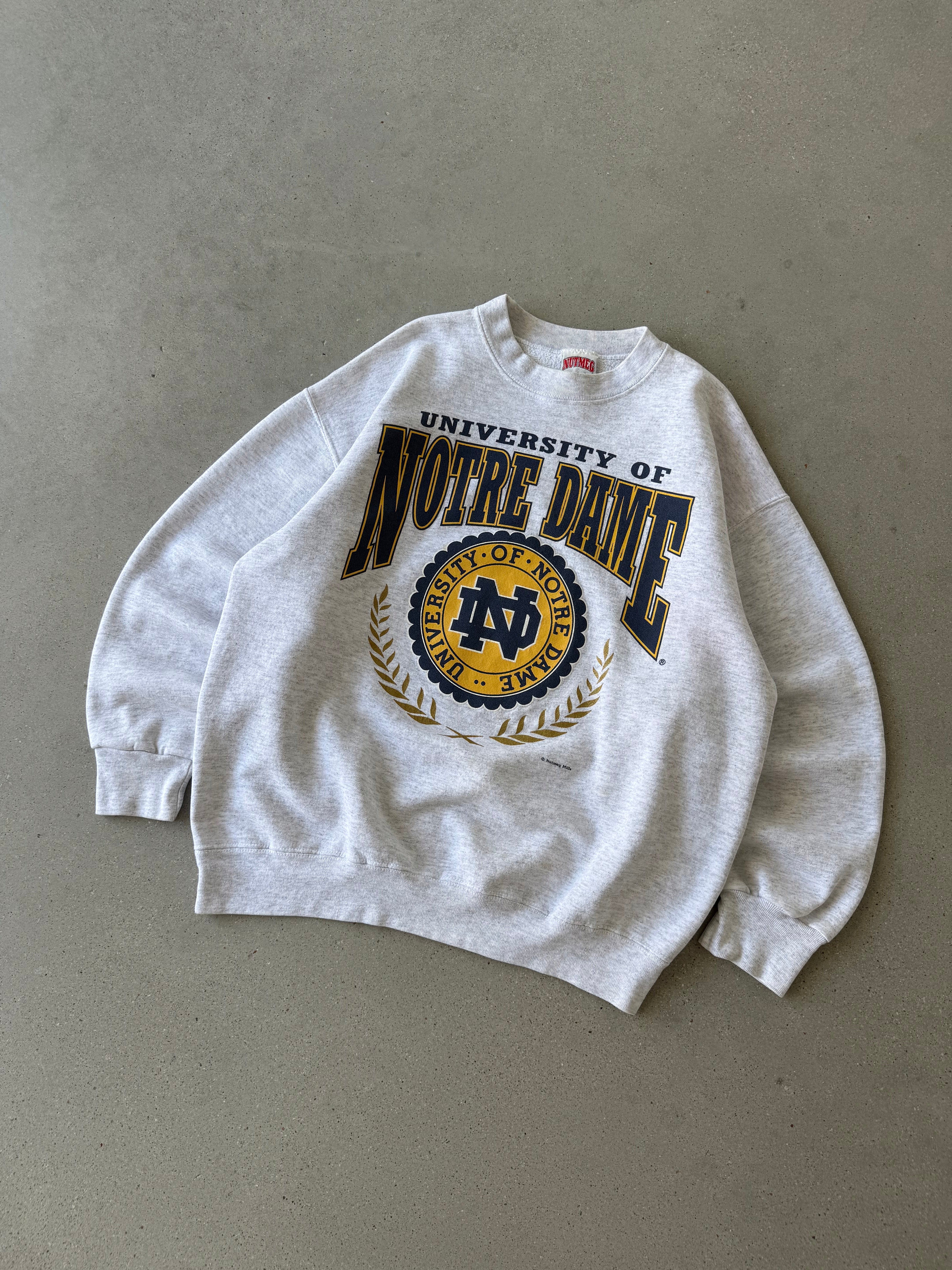 Vintage University of Notre Dame Nutmeg Crewneck  - XL
