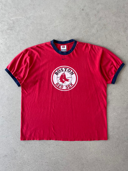 Vintage Nike Boston Red Sox Ringer Tee - XL