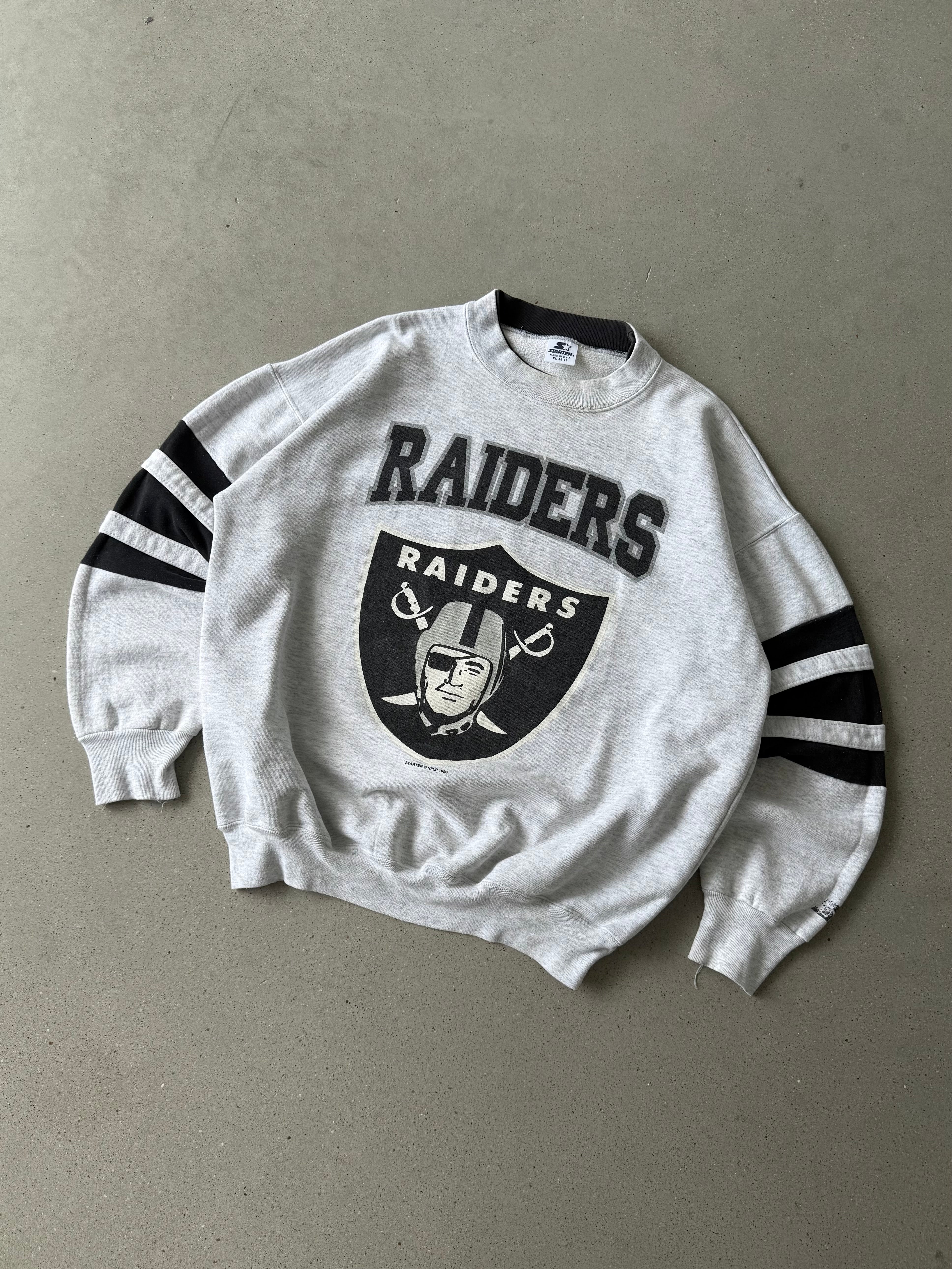 Vintage 1990 Oakland Raiders Crewneck - XL