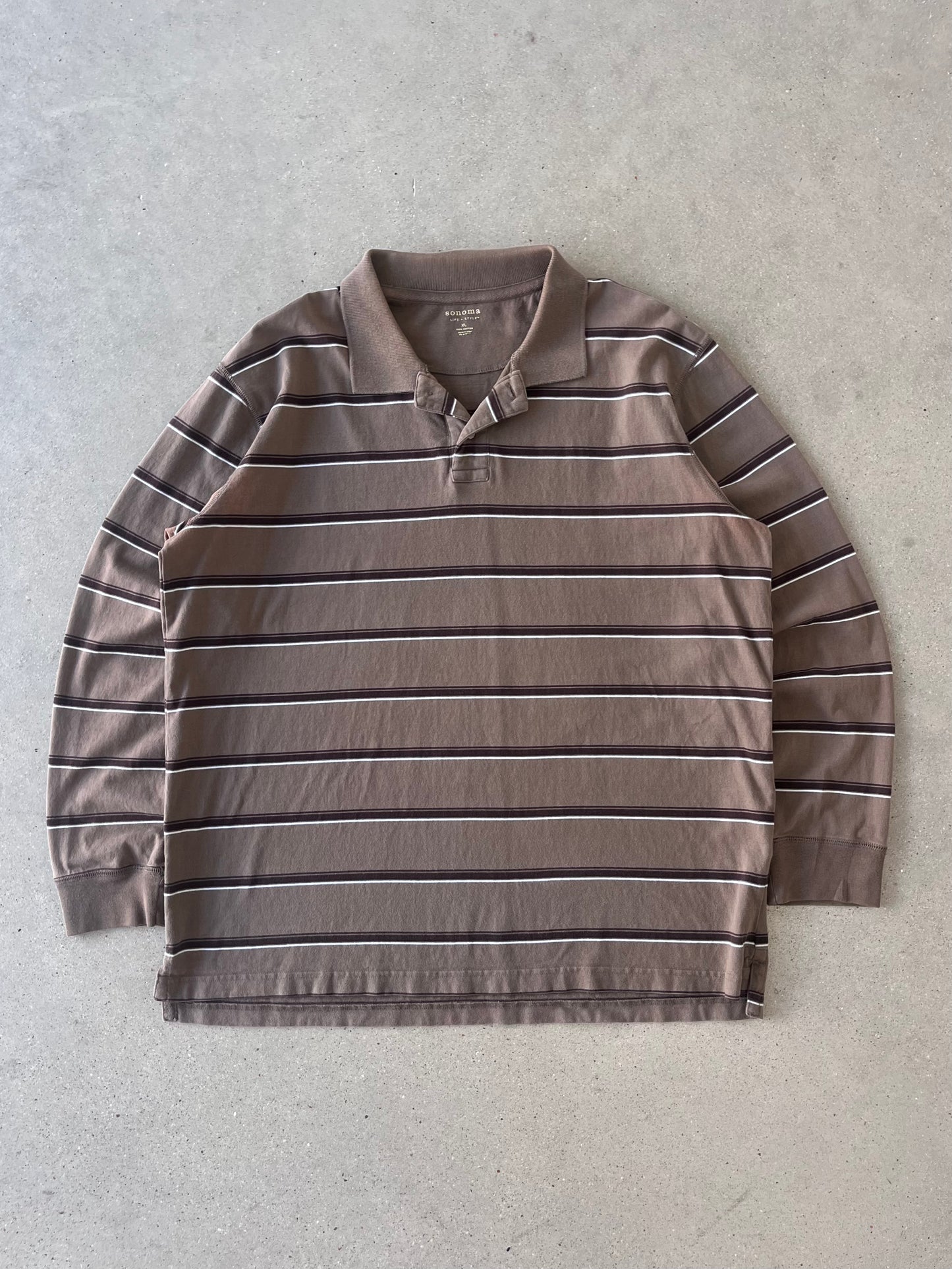 Vintage Sonoma Polo Long Sleeve - XL